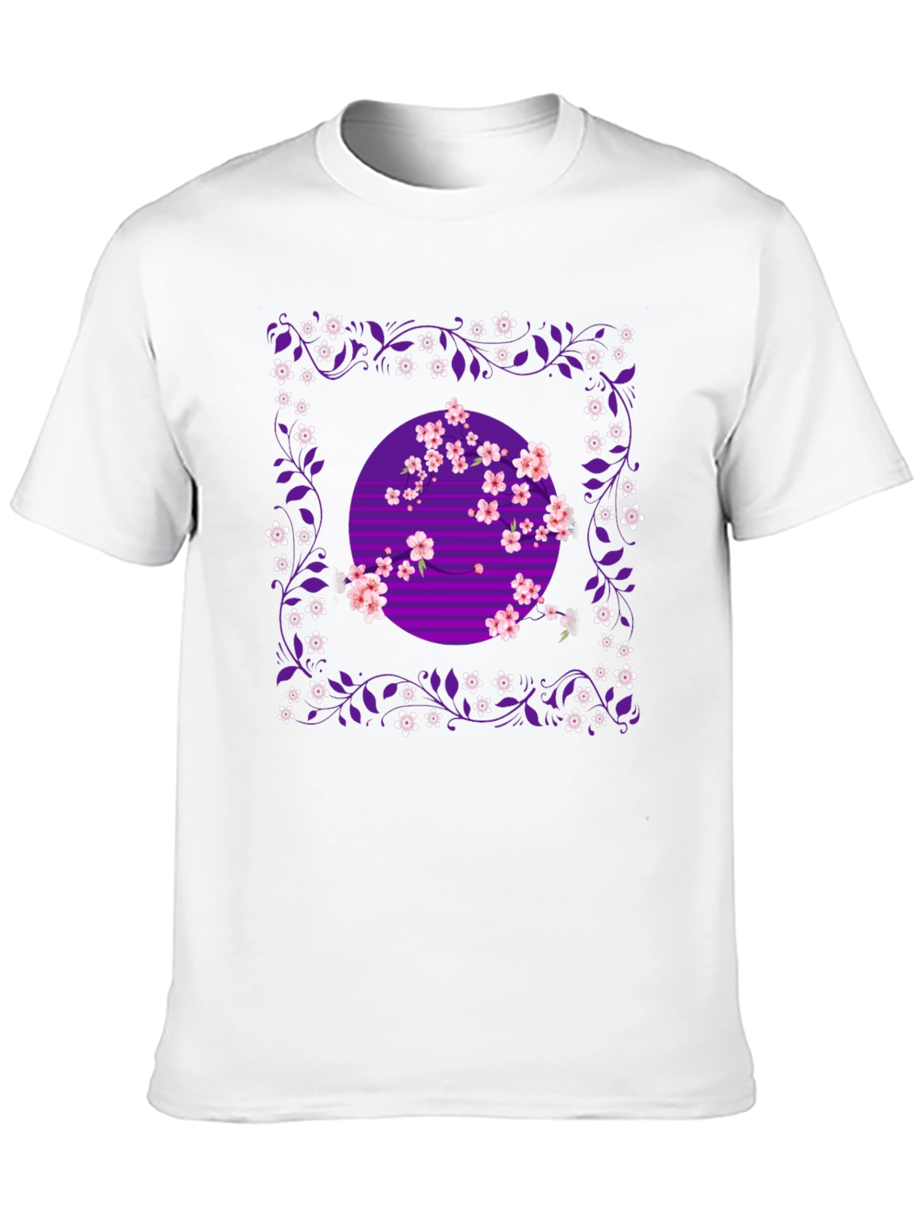 Floral Blossom Graphic Tee - Stylish Comfort