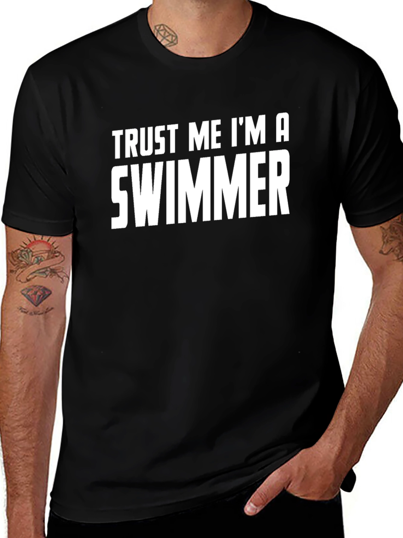 Trust Me Im A Swimmer Graphic Tee