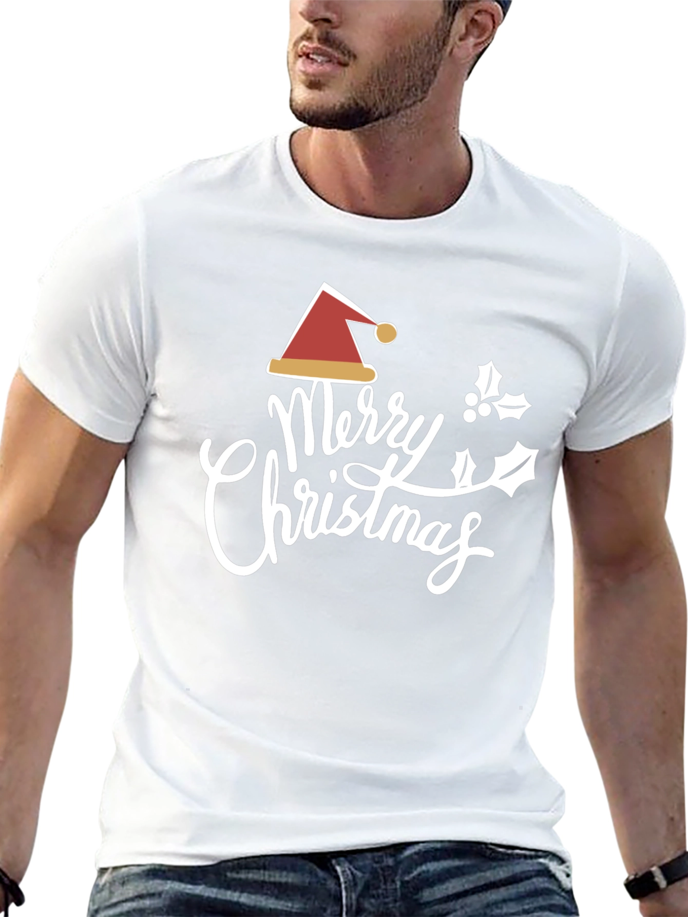 Merry Christmas Graphic Tee Shirt