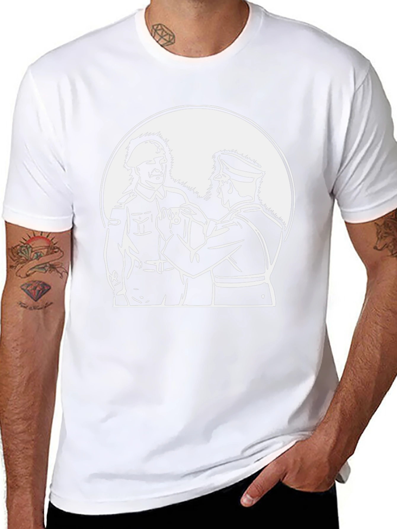 Black Graphic Tee - Award Ceremony Design