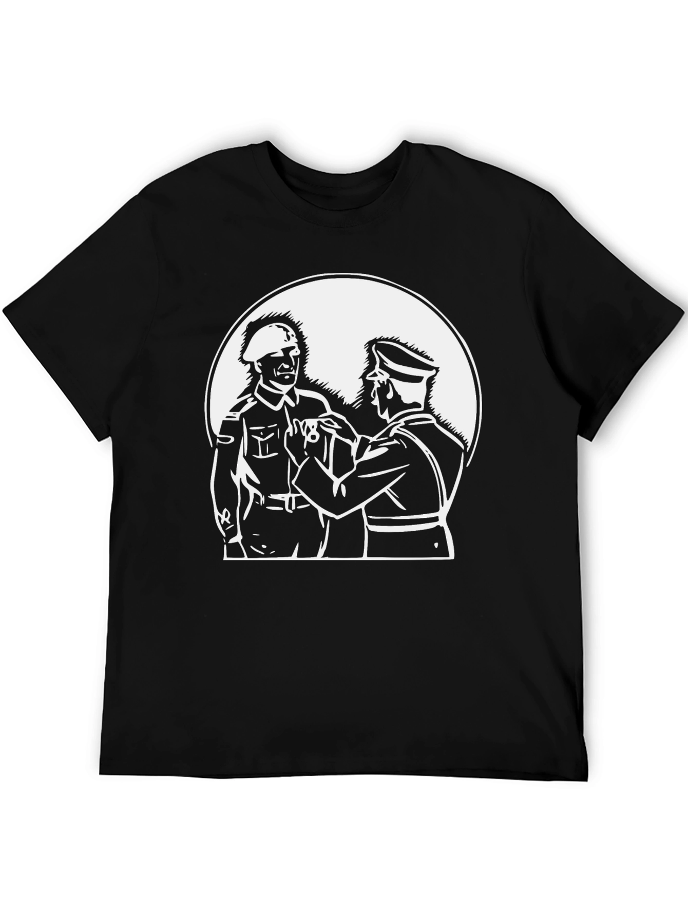 Black Graphic Tee - Award Ceremony Design