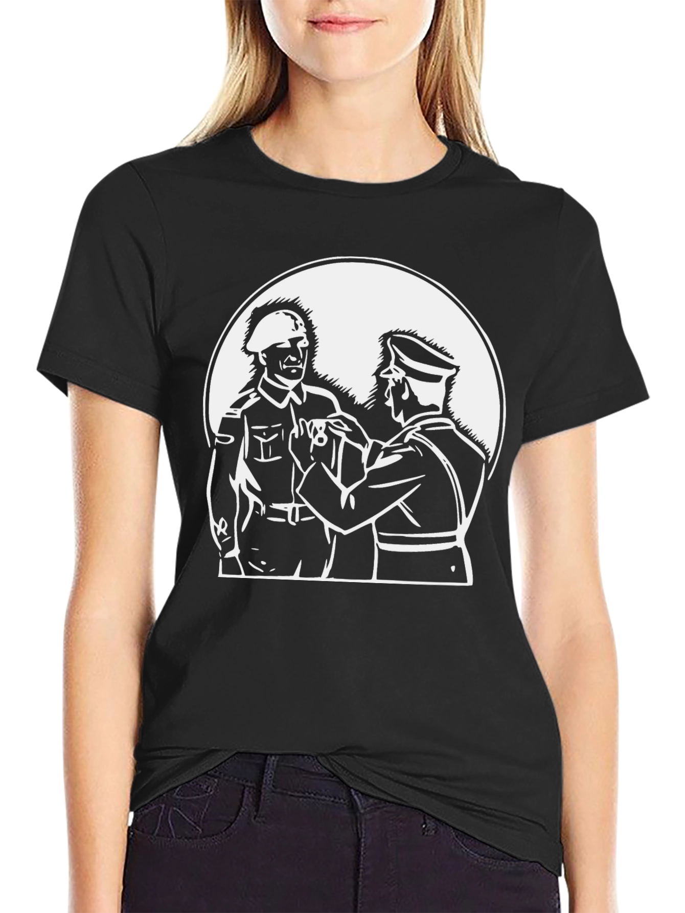 Black Graphic Tee - Award Ceremony Design