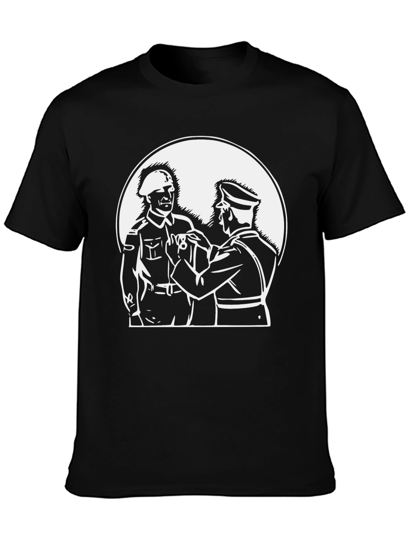 Black Graphic Tee - Award Ceremony Design
