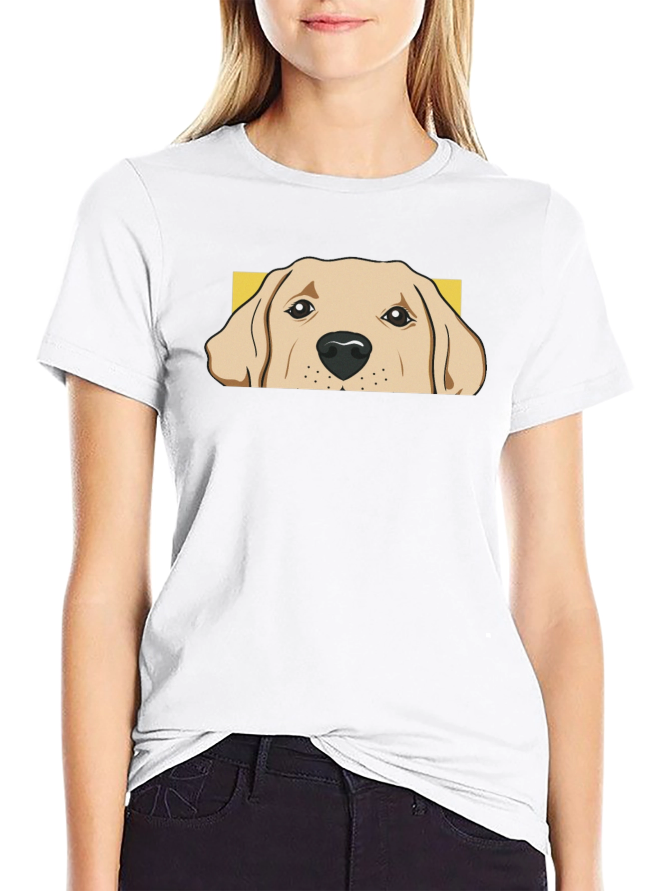 Dog Peek T-Shirt - Labrador Lover