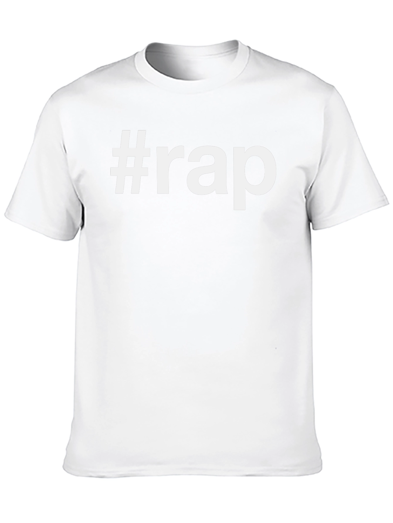 #rap Graphic Tee - Black Short Sleeve T-Shirt