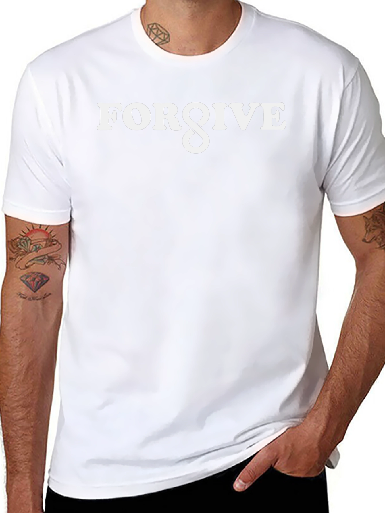 Forgive T-Shirt - Stylish Black Tee