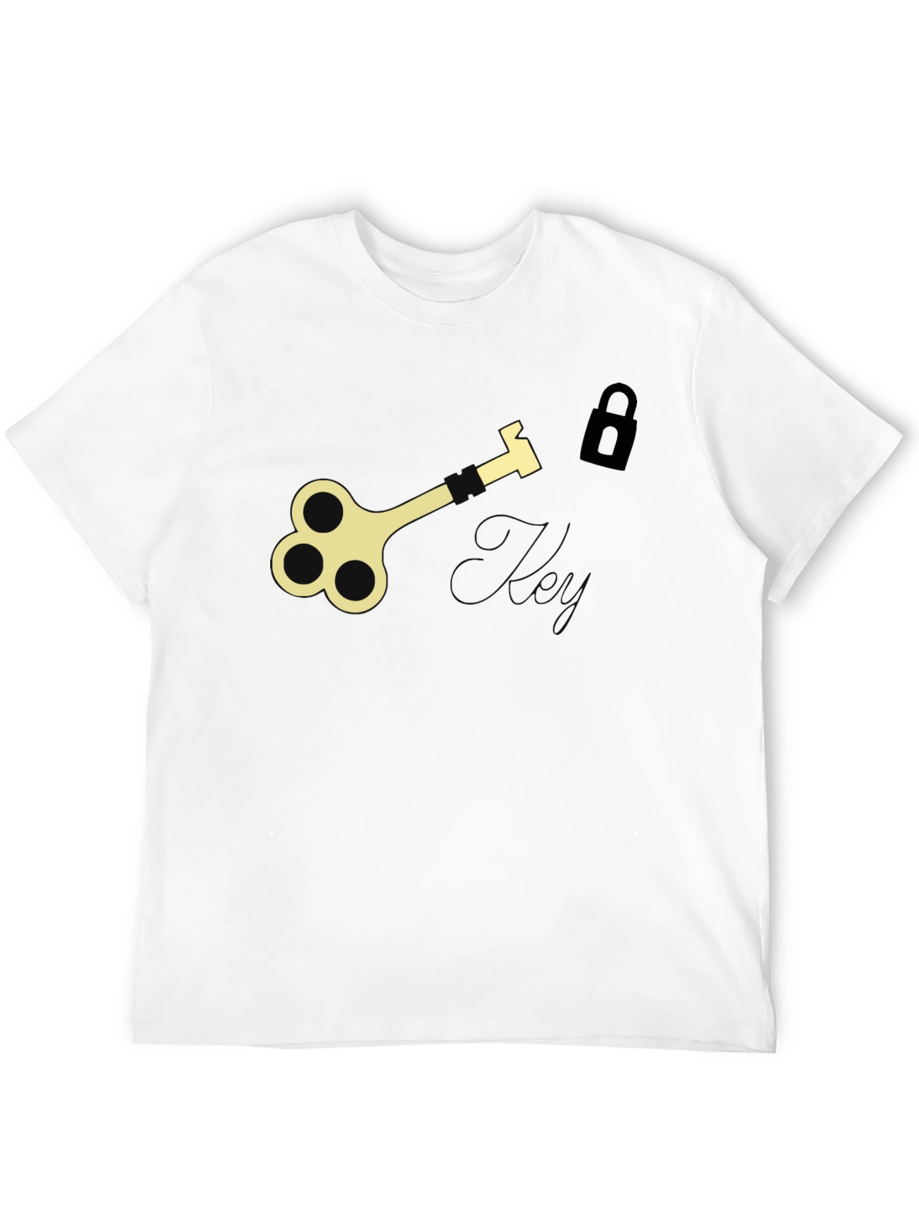 Unlock Your Style: Key & Lock Graphic Tee