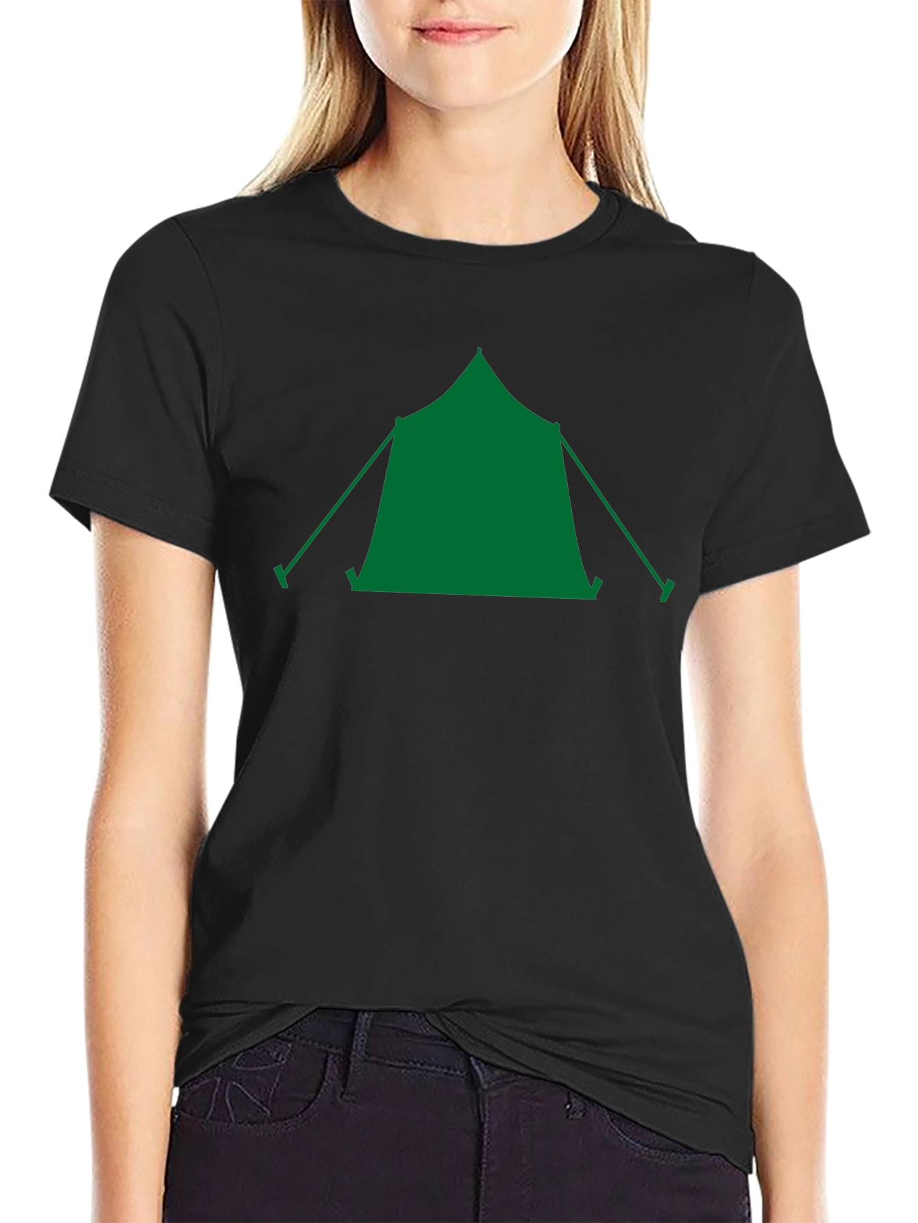 Camping Tent Graphic Tee - Outdoor Adventure Shirt