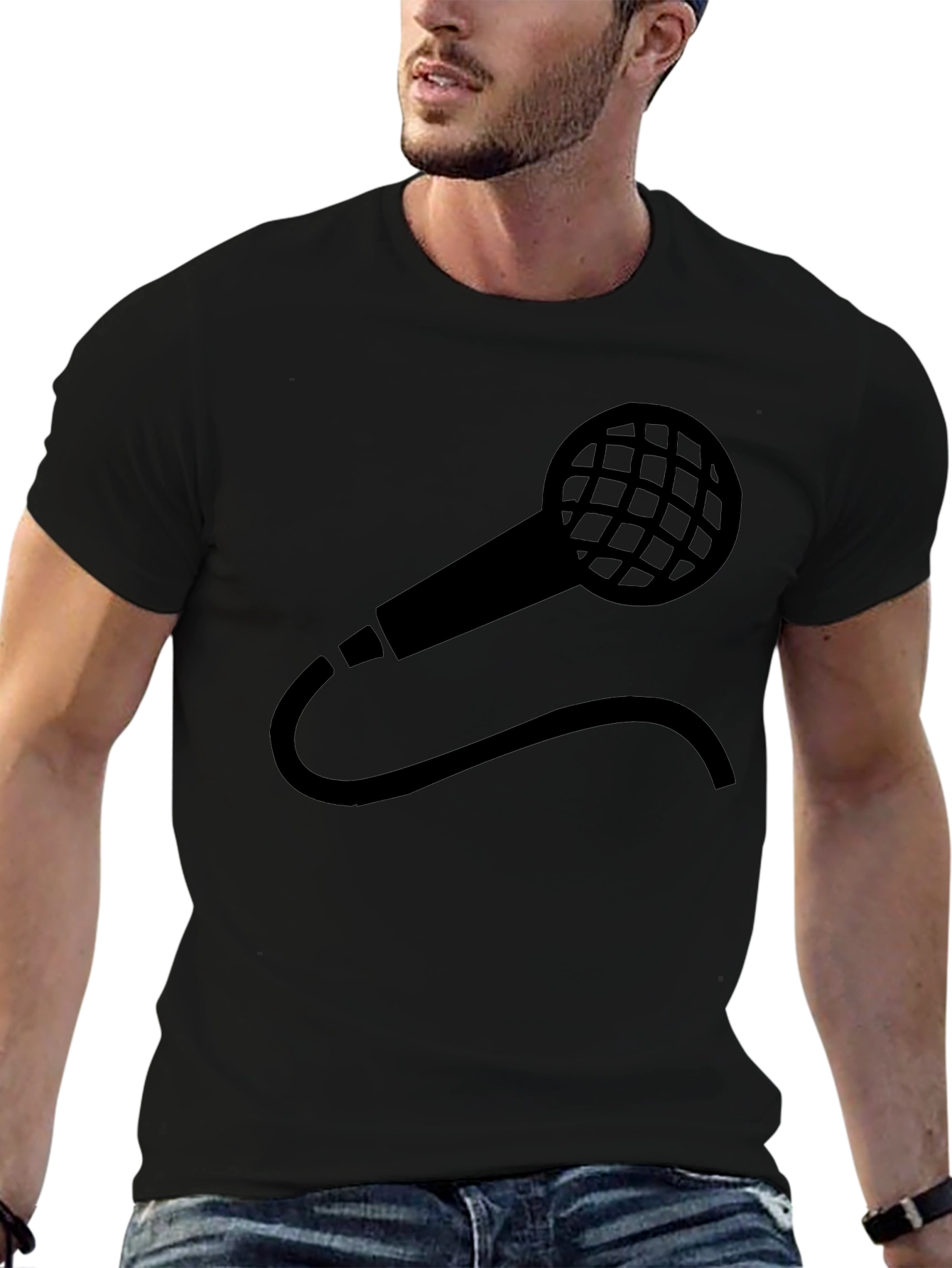 Microphone Graphic Tee - Singers Essential