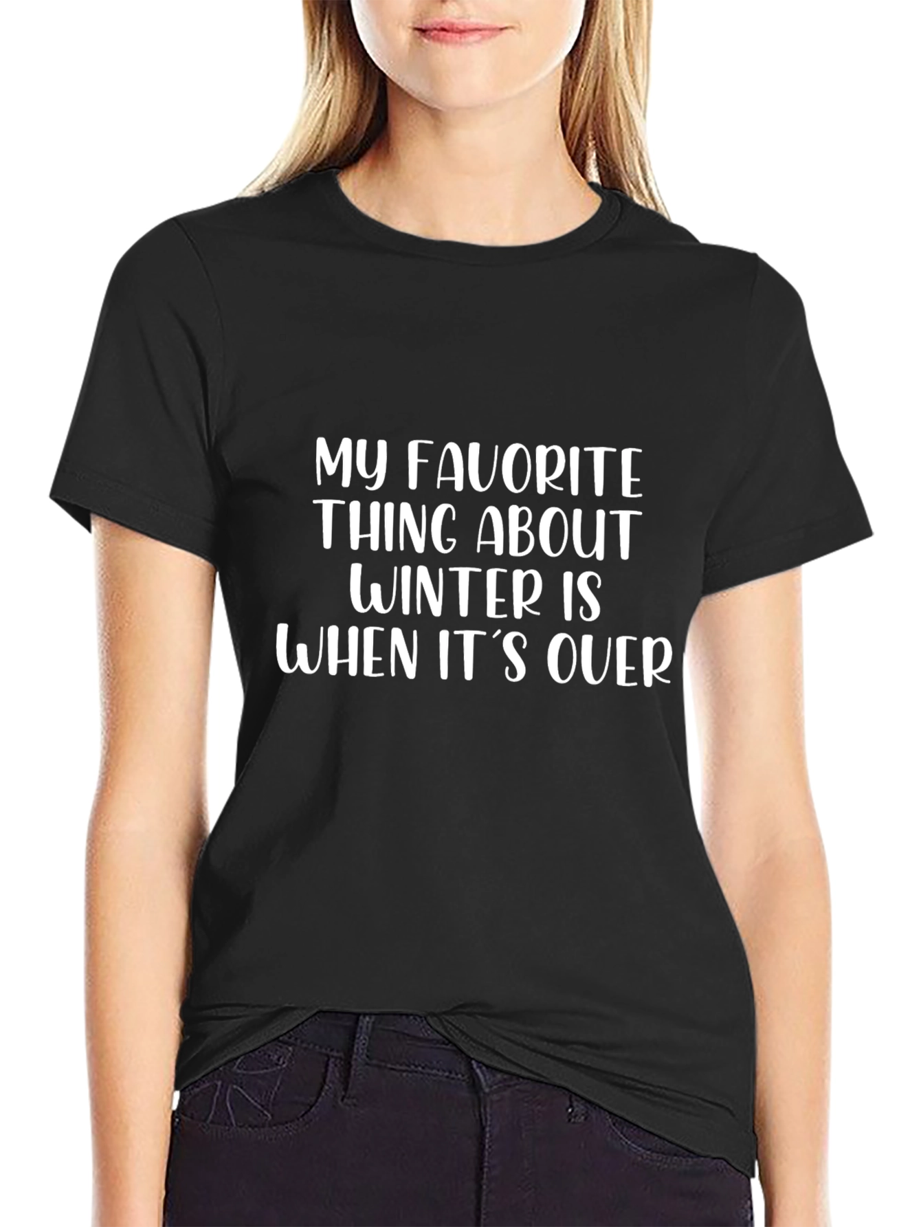 Funny Winter Over T-Shirt - Humorous Sarcastic Tee
