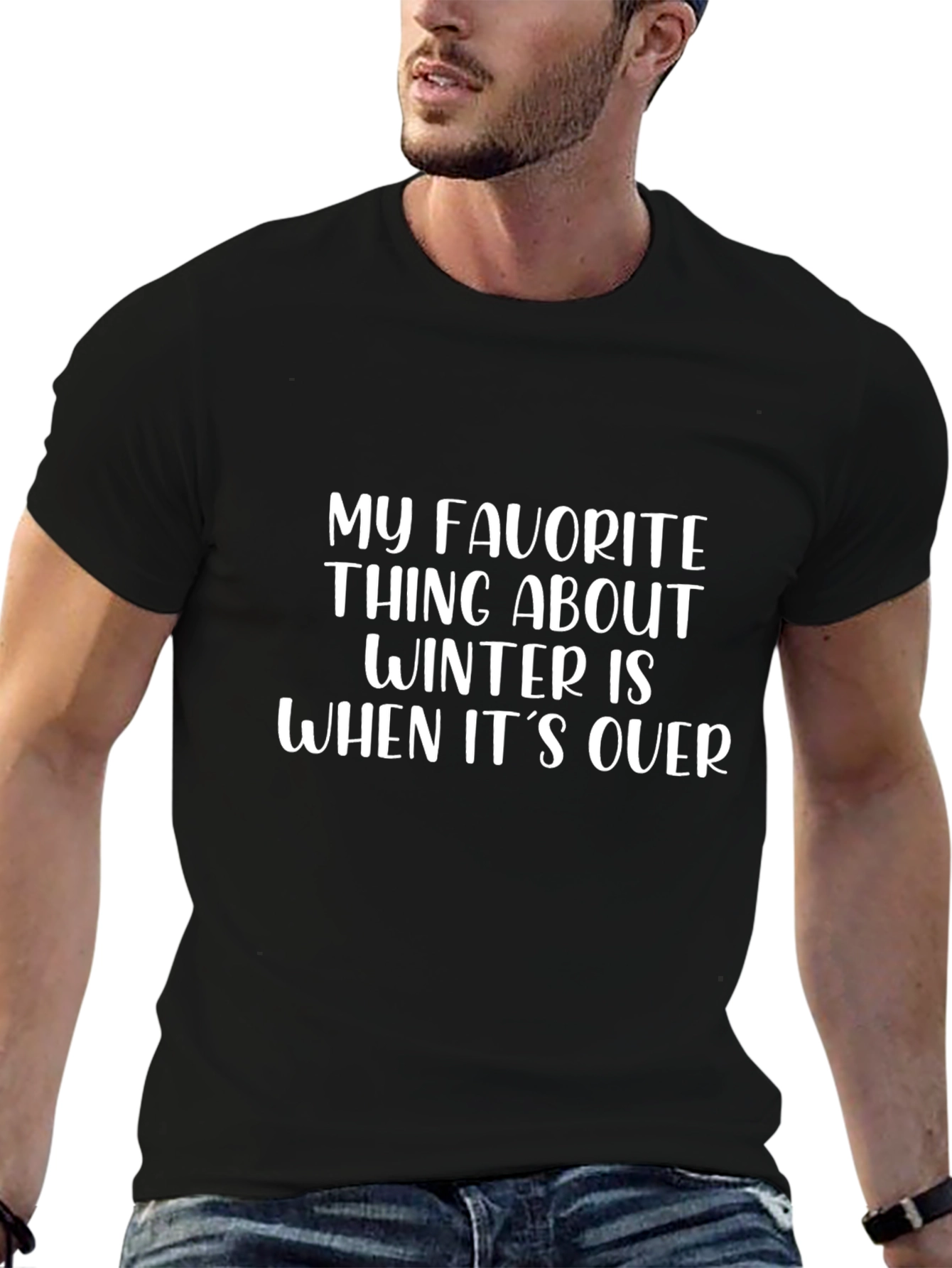 Funny Winter Over T-Shirt - Humorous Sarcastic Tee