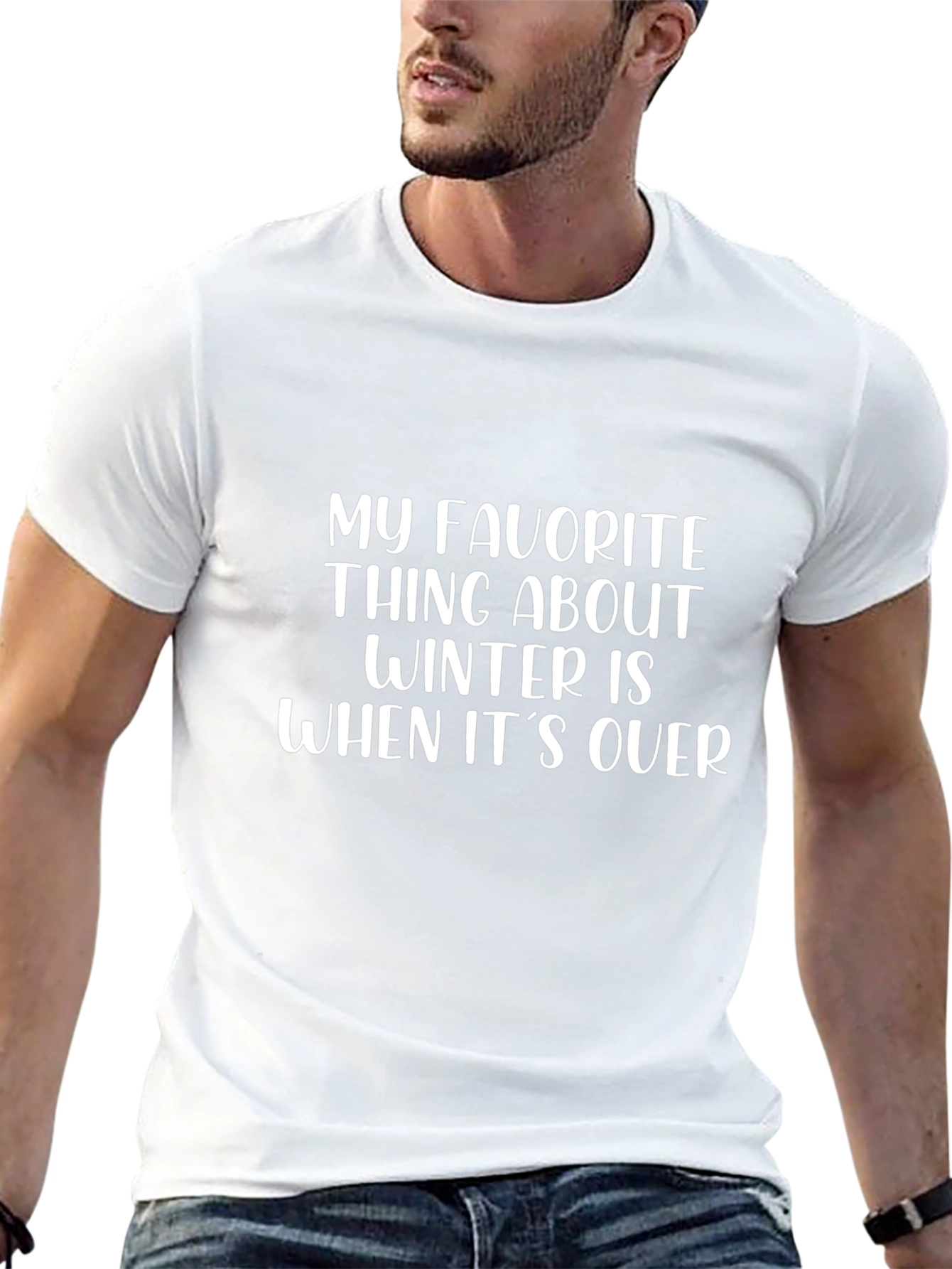 Funny Winter Over T-Shirt - Humorous Sarcastic Tee