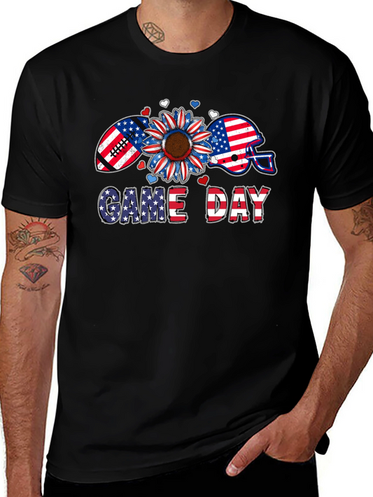 Game Day Patriotic Graphic Tee