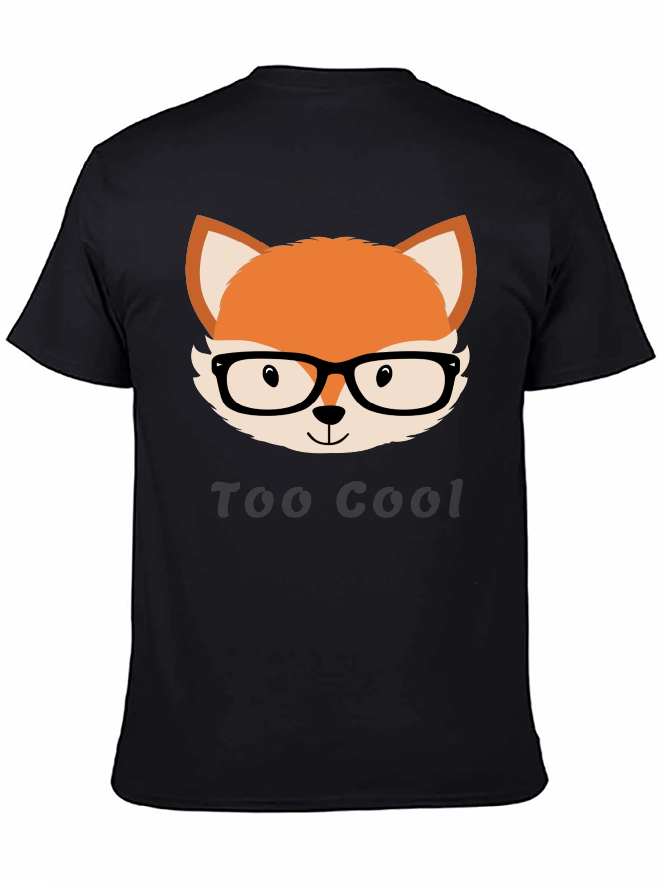 Too Cool Fox T-Shirt - Black
