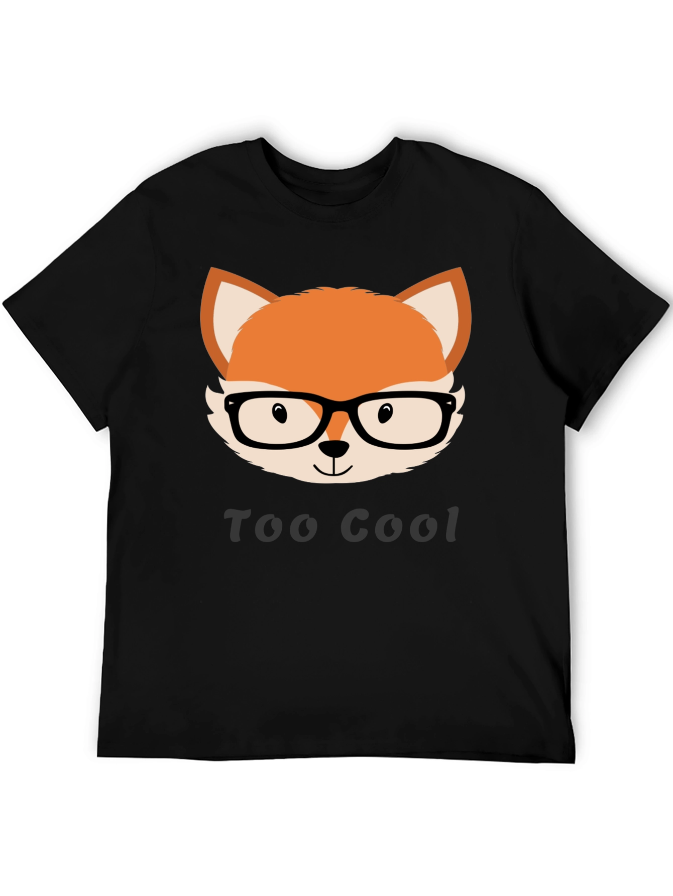 Too Cool Fox T-Shirt - Black