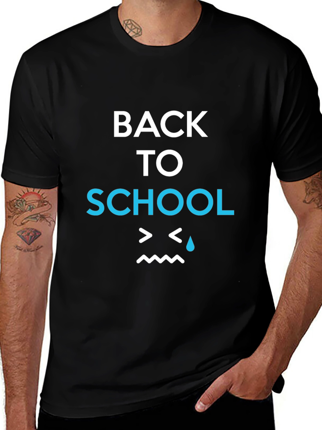 Back to School Graphic Tee - Funny Emoji Shirt