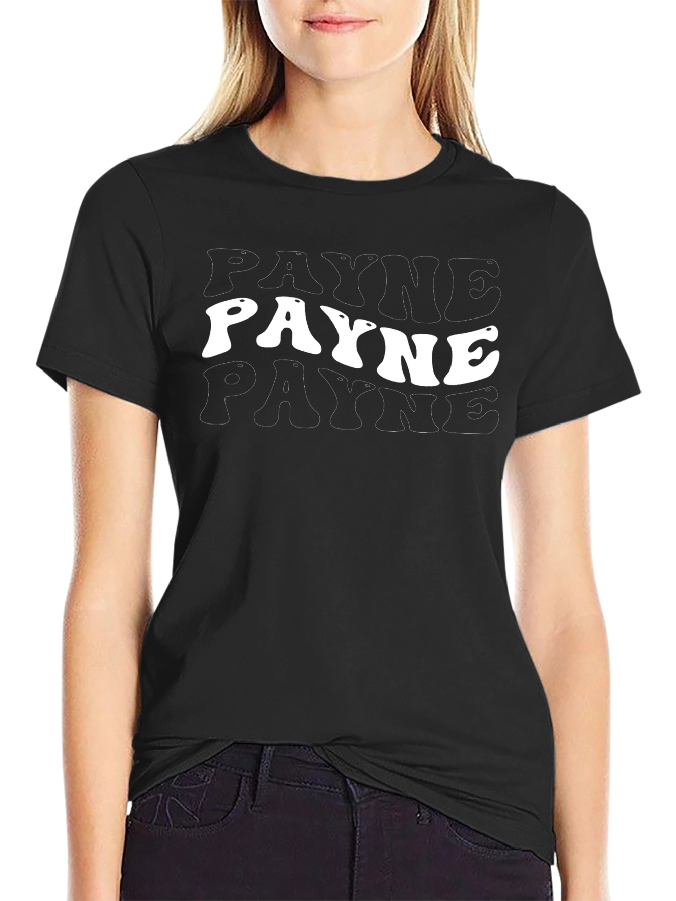 Payne Graphic Tee - Retro Style Black T-Shirt