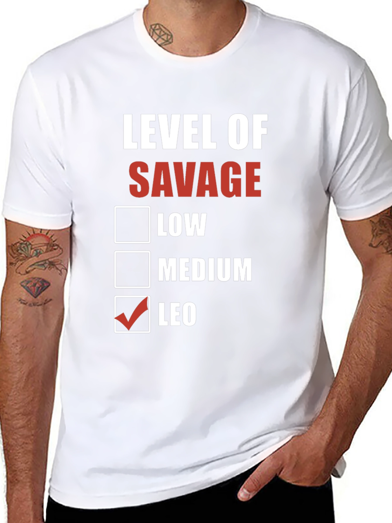 Level of Savage T-Shirt - Leo Edition