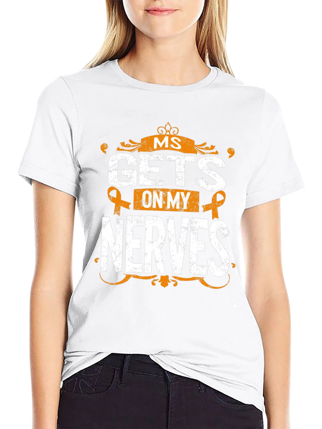 MS Awareness T-Shirt - Gets On My Nerves