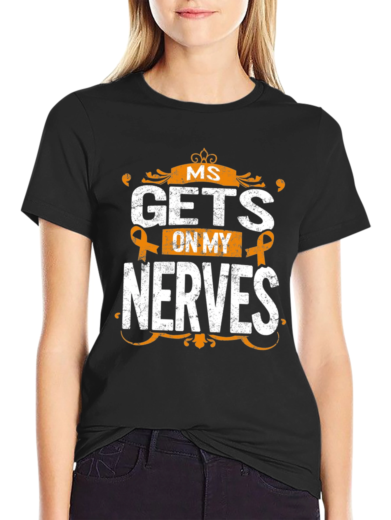 MS Awareness T-Shirt - Gets On My Nerves