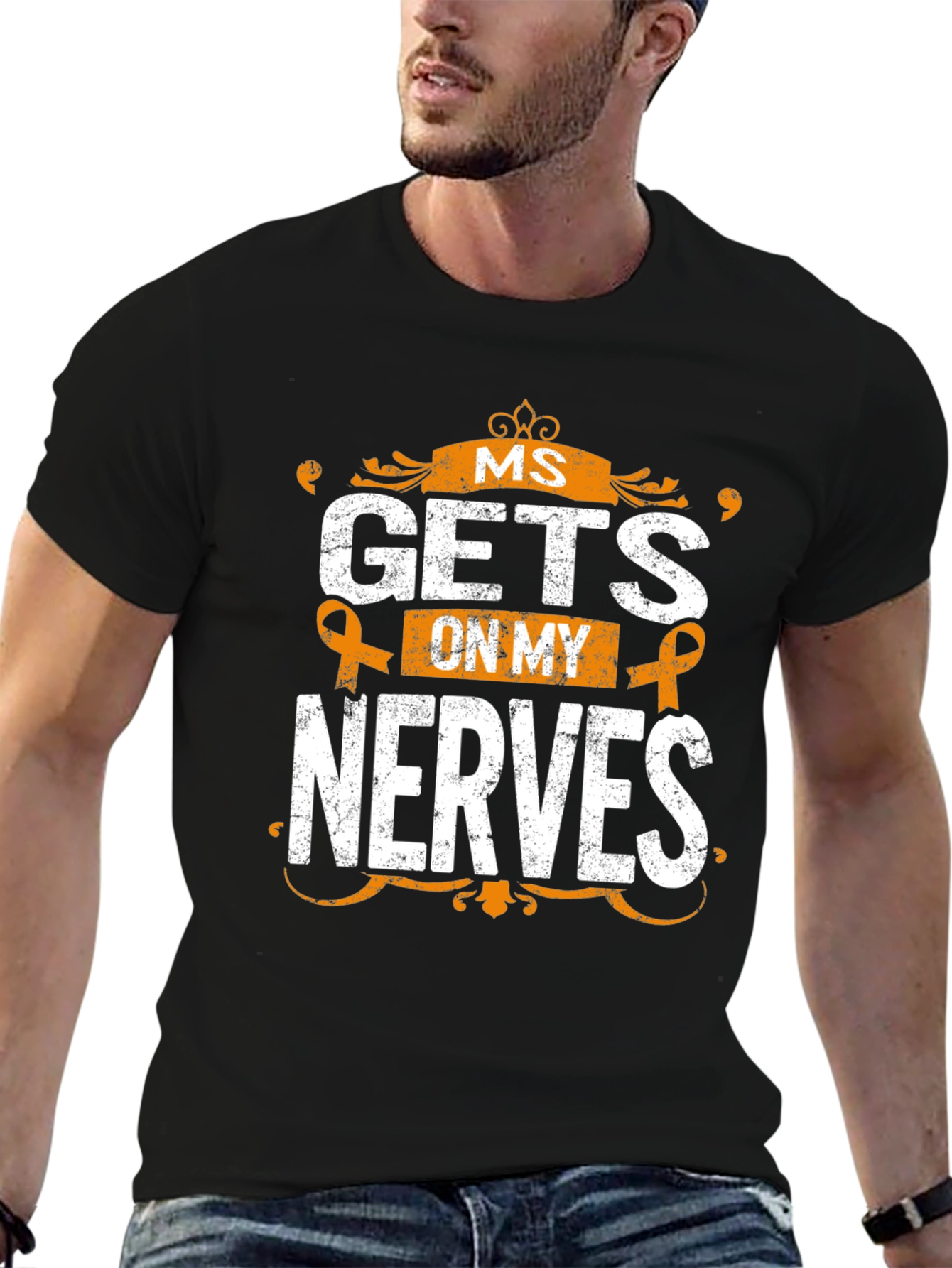 MS Awareness T-Shirt - Gets On My Nerves