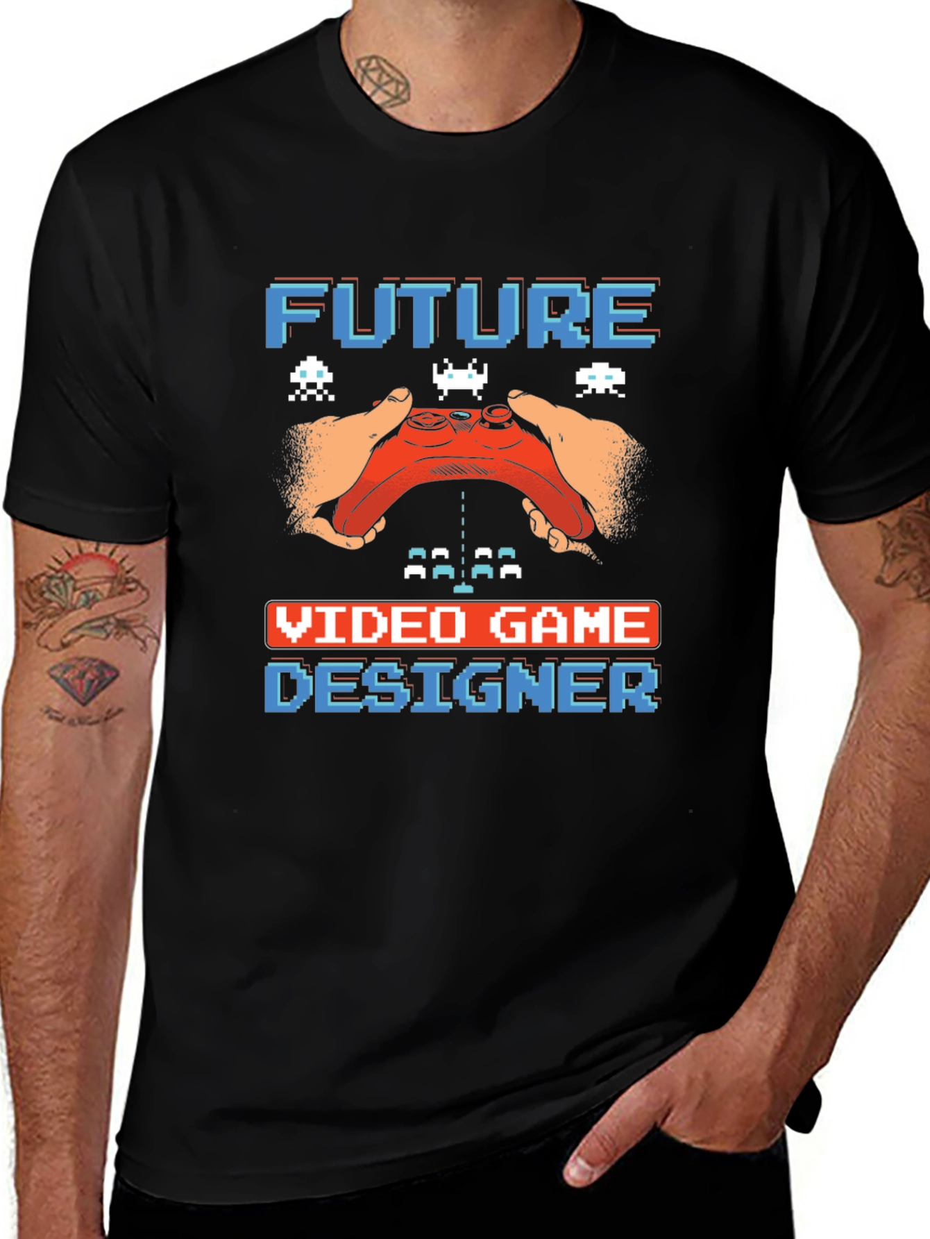 Future Video Game Designer Black T-Shirt