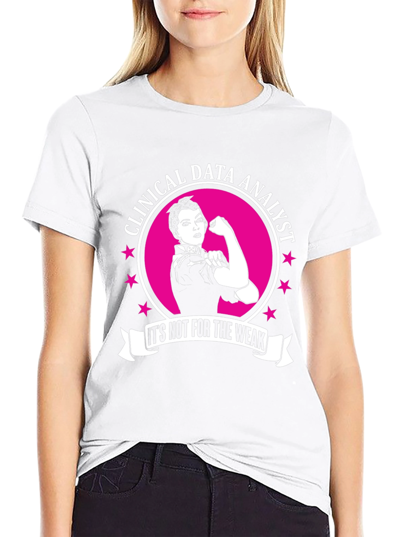 Clinical Data Analyst Rosie the Riveter T-Shirt