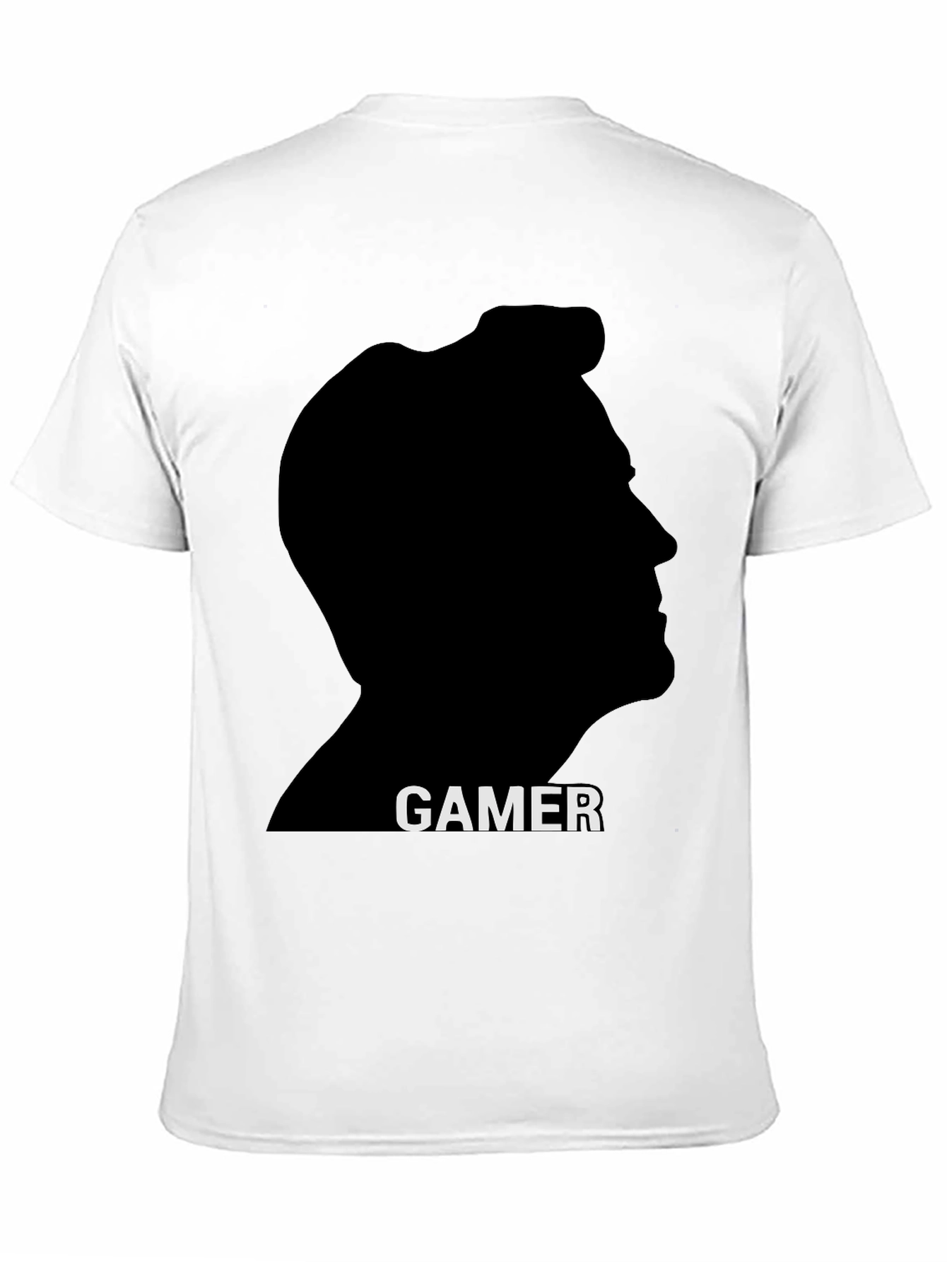 Gamer Silhouette T-Shirt - Black