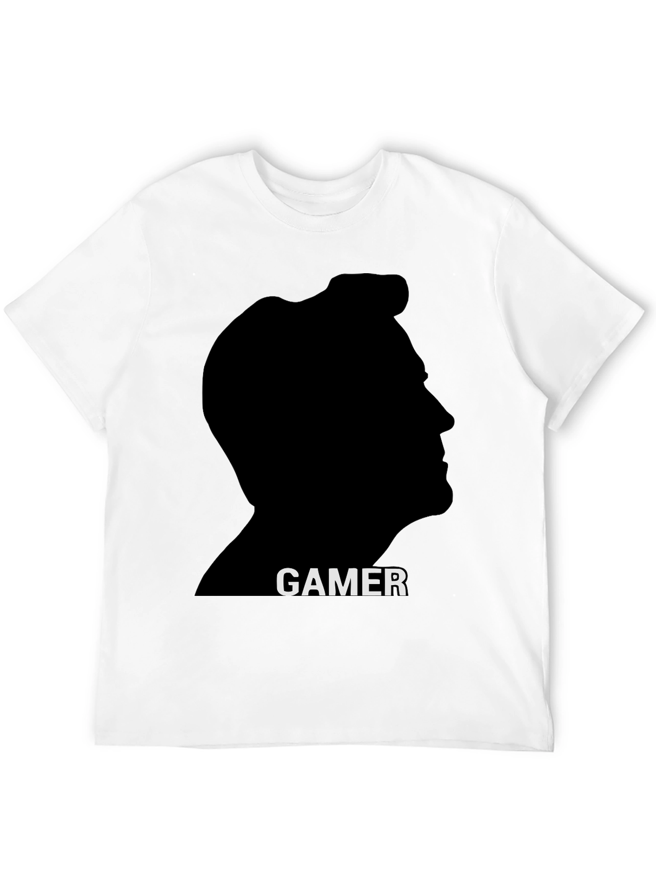 Gamer Silhouette T-Shirt - Black