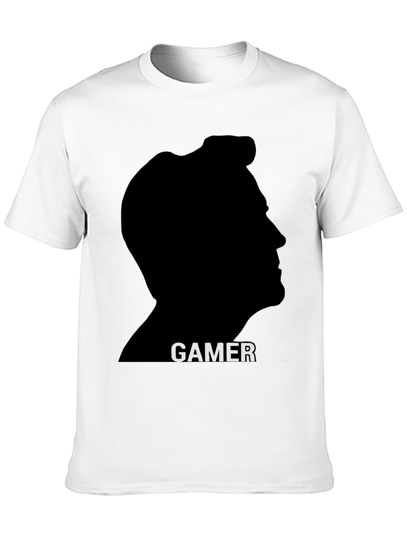 Gamer Silhouette T-Shirt - Black