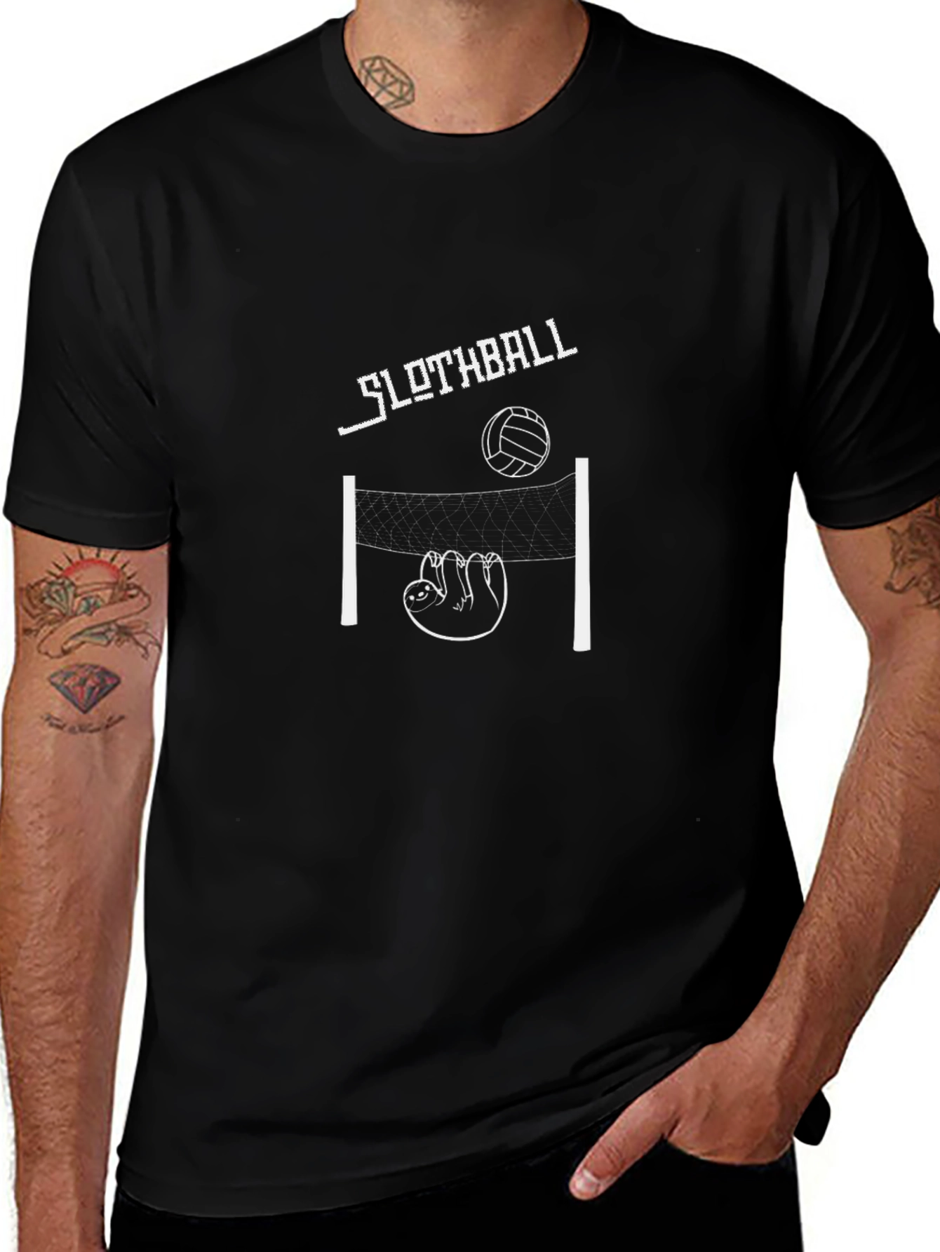 Slothball Funny Graphic Tee - Casual Style