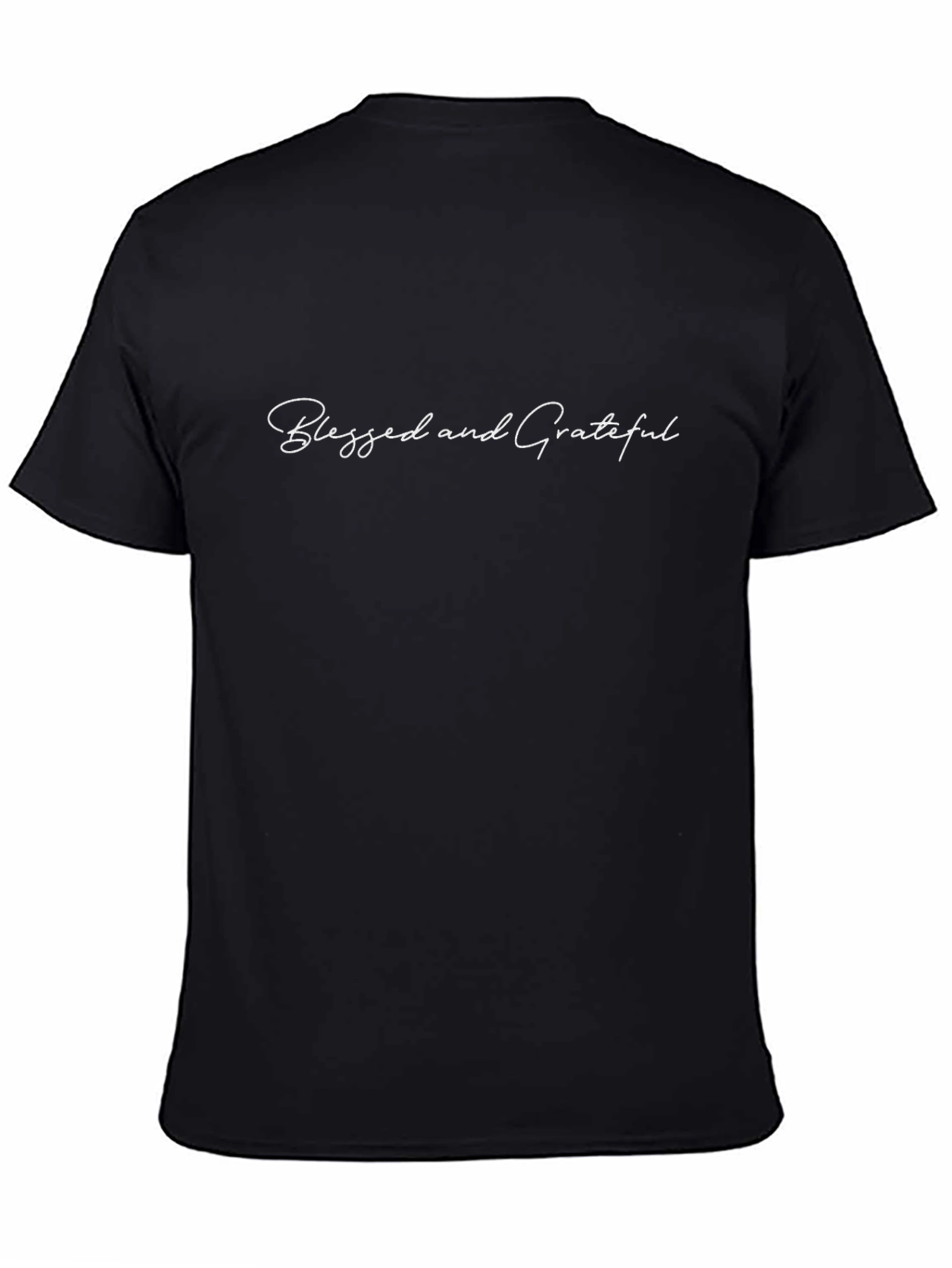 Blessed and Grateful Black T-Shirt