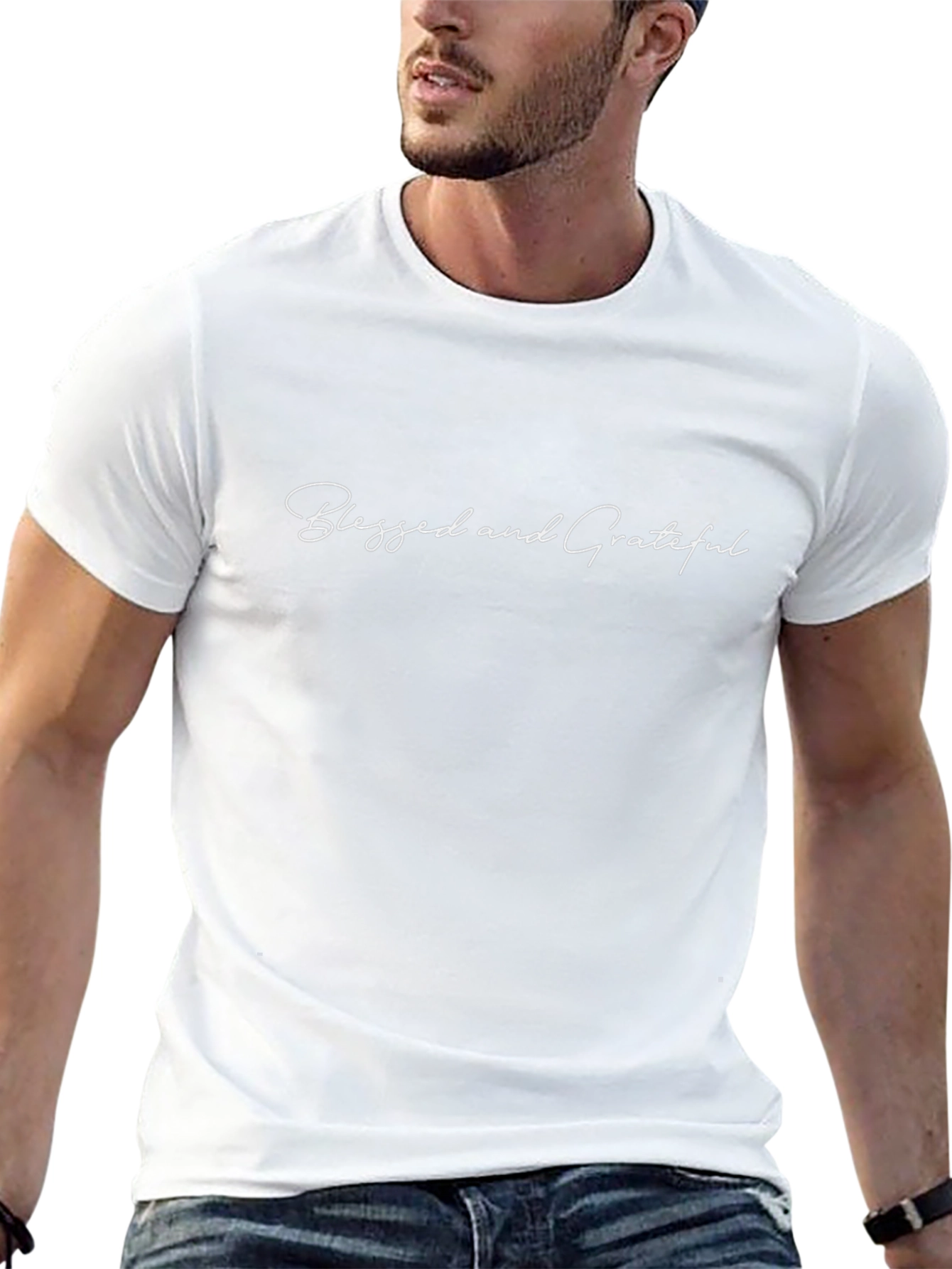 Blessed and Grateful Black T-Shirt