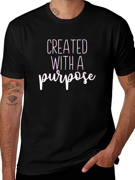 Created With a Purpose Black T-Shirt