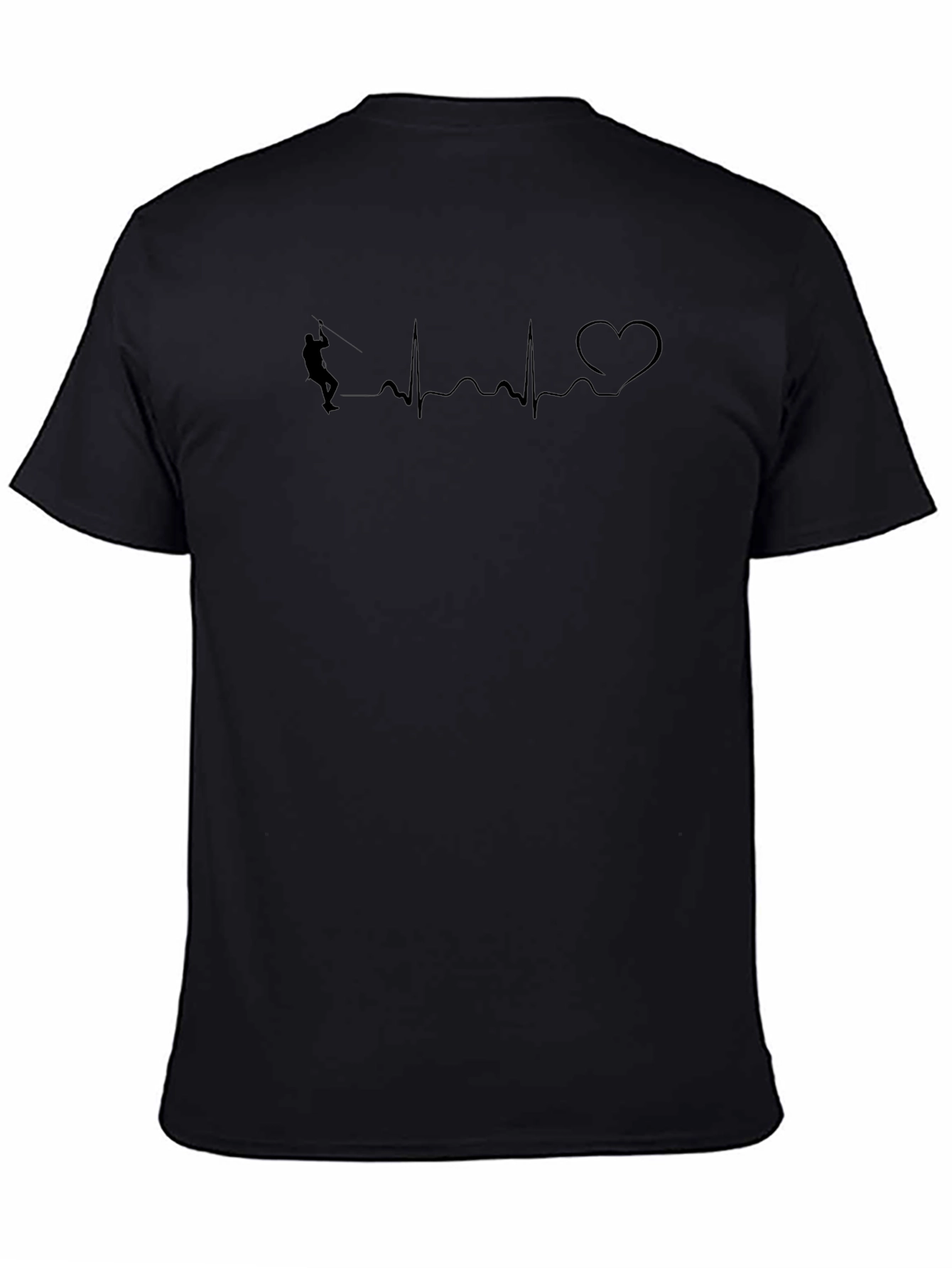Heartbeat Climbing T-Shirt - Rock Climbing Lover Tee