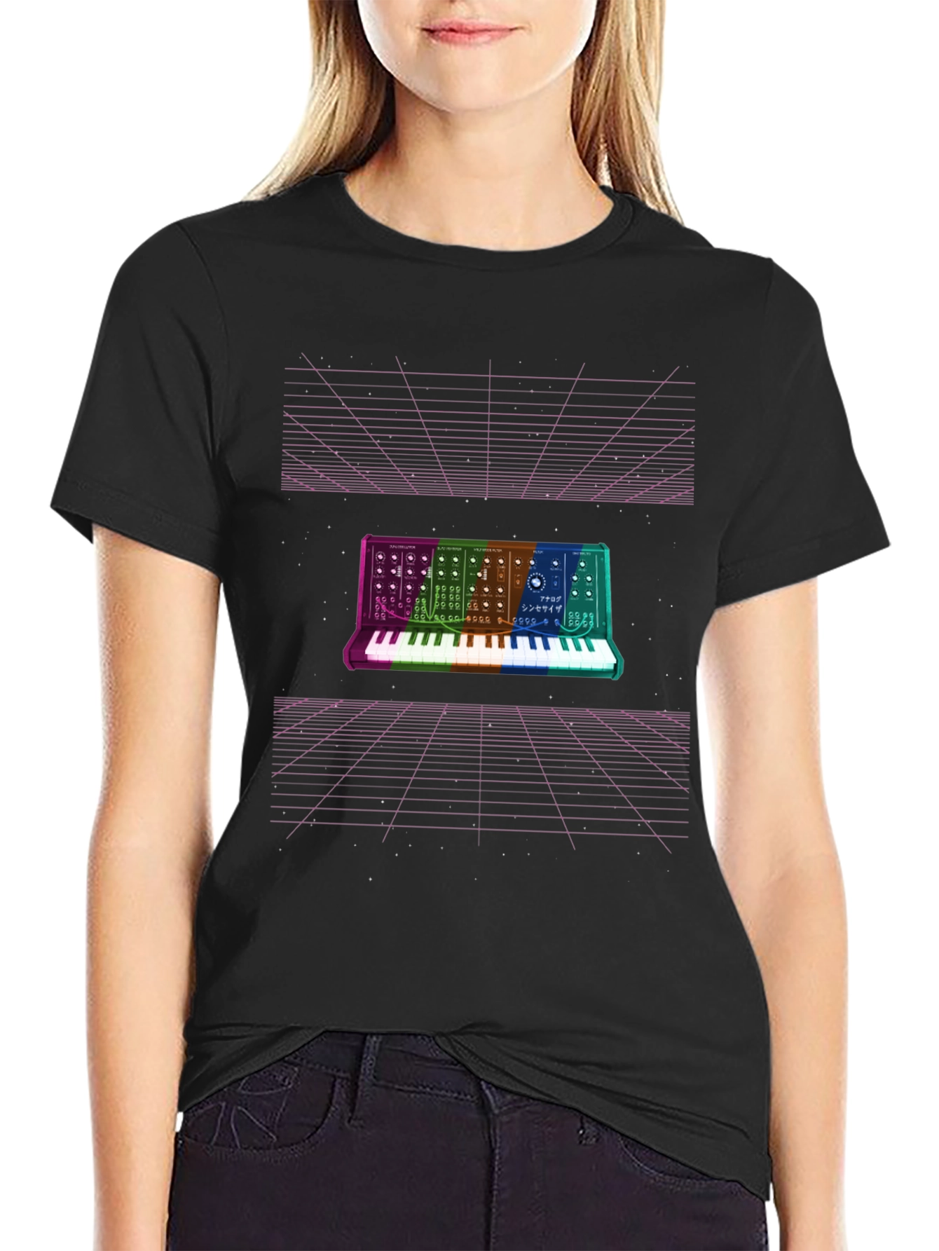 Retro Synthwave T-Shirt - Music Producer Tee