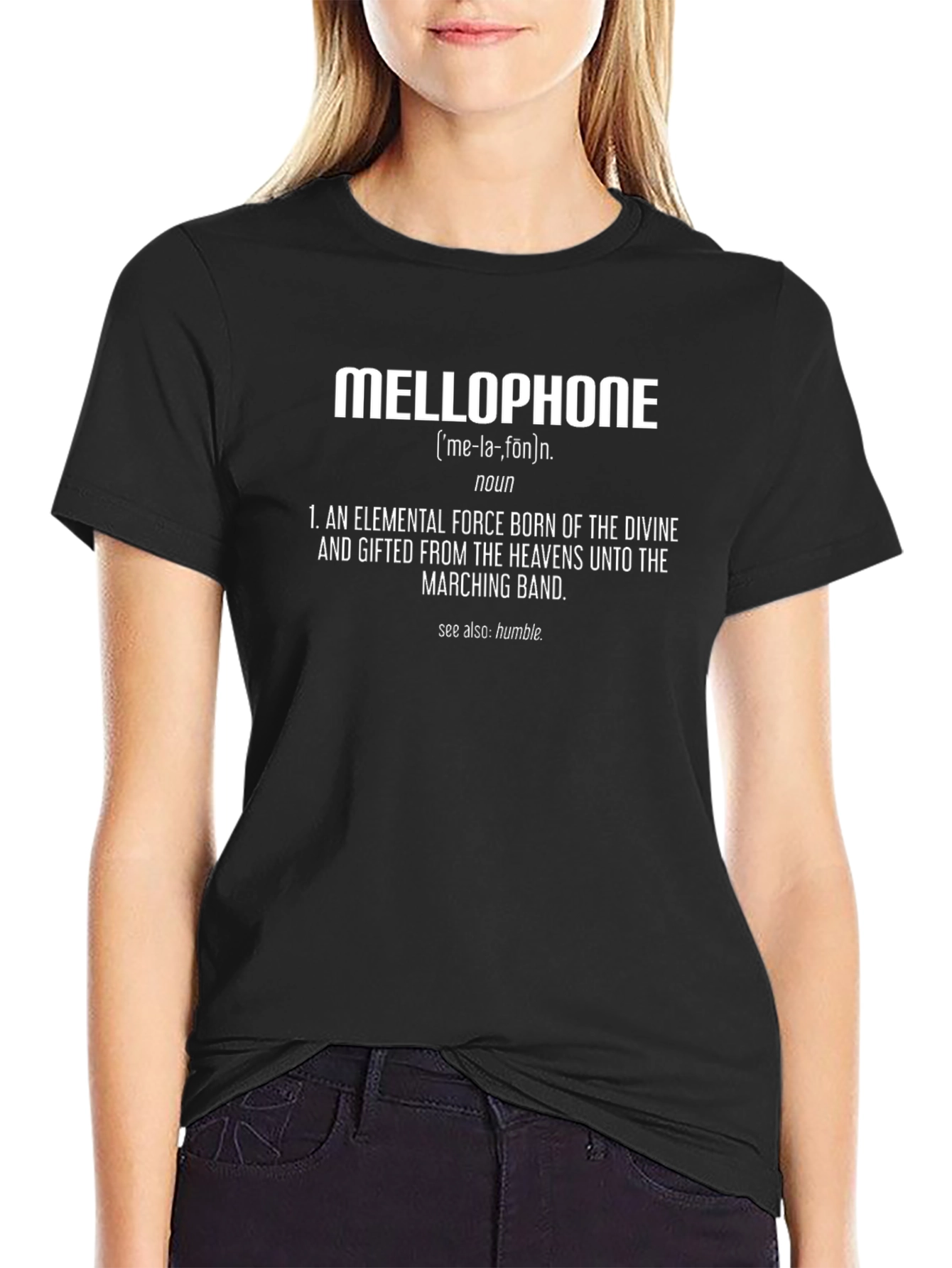 Mellophone Definition T-Shirt - Marching Band Humor