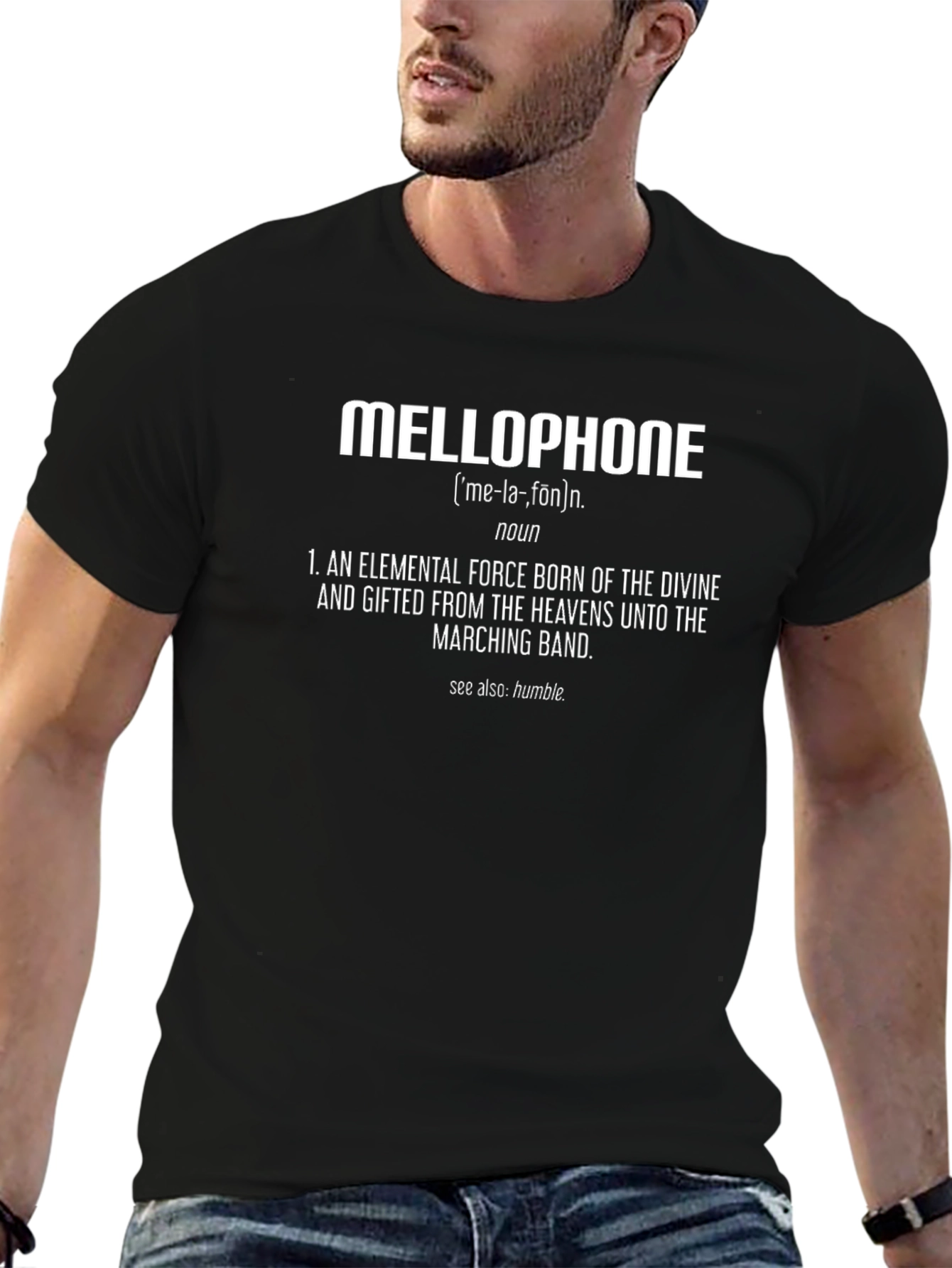 Mellophone Definition T-Shirt - Marching Band Humor