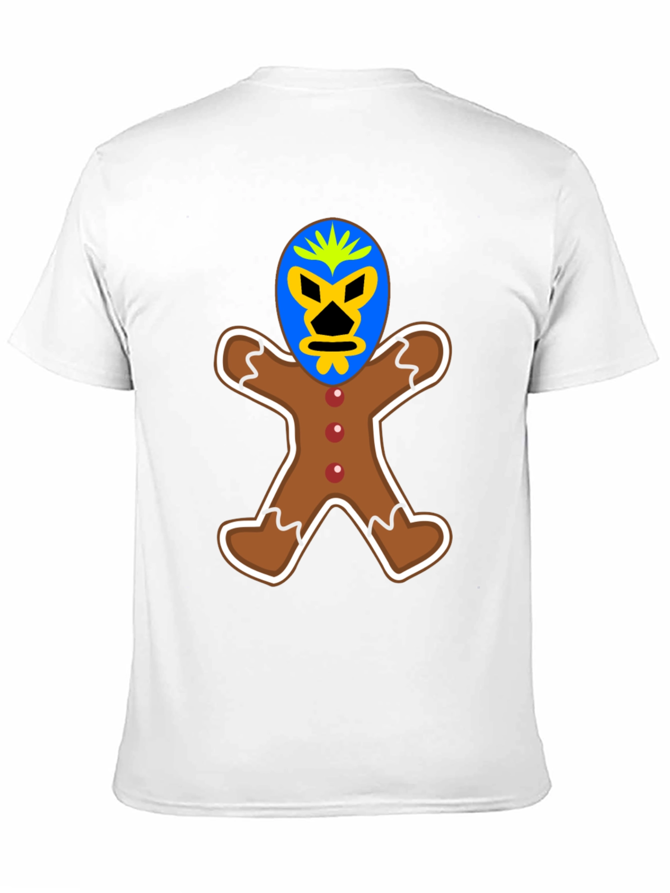 Gingerbread Luchador T-Shirt - Unique Design!
