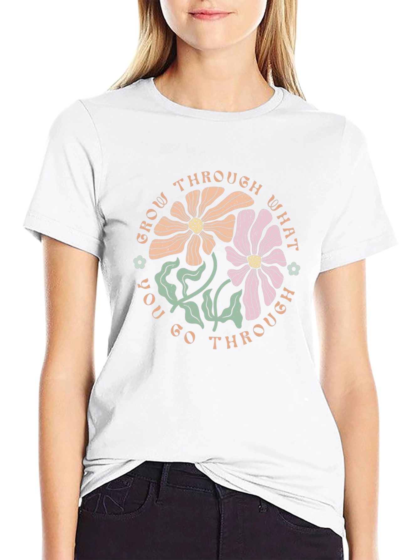 Grow Through What You Go Through Graphic Tee