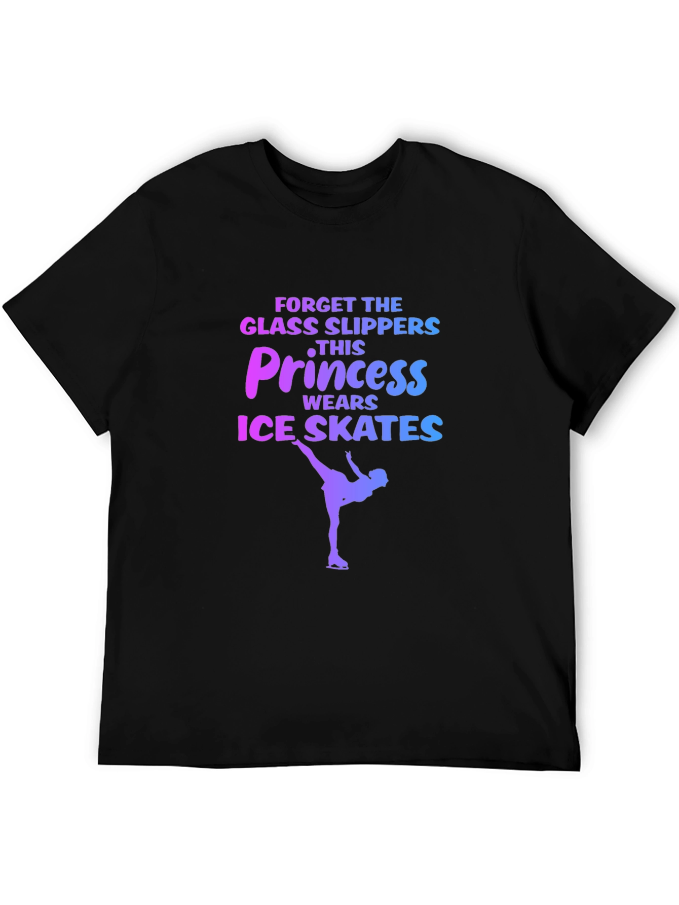 Princess Ice Skates Graphic T-Shirt