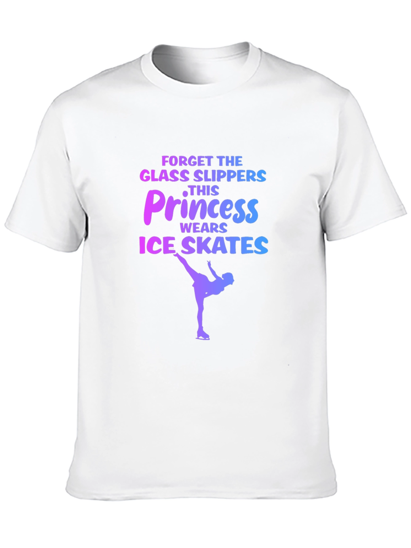 Princess Ice Skates Graphic T-Shirt