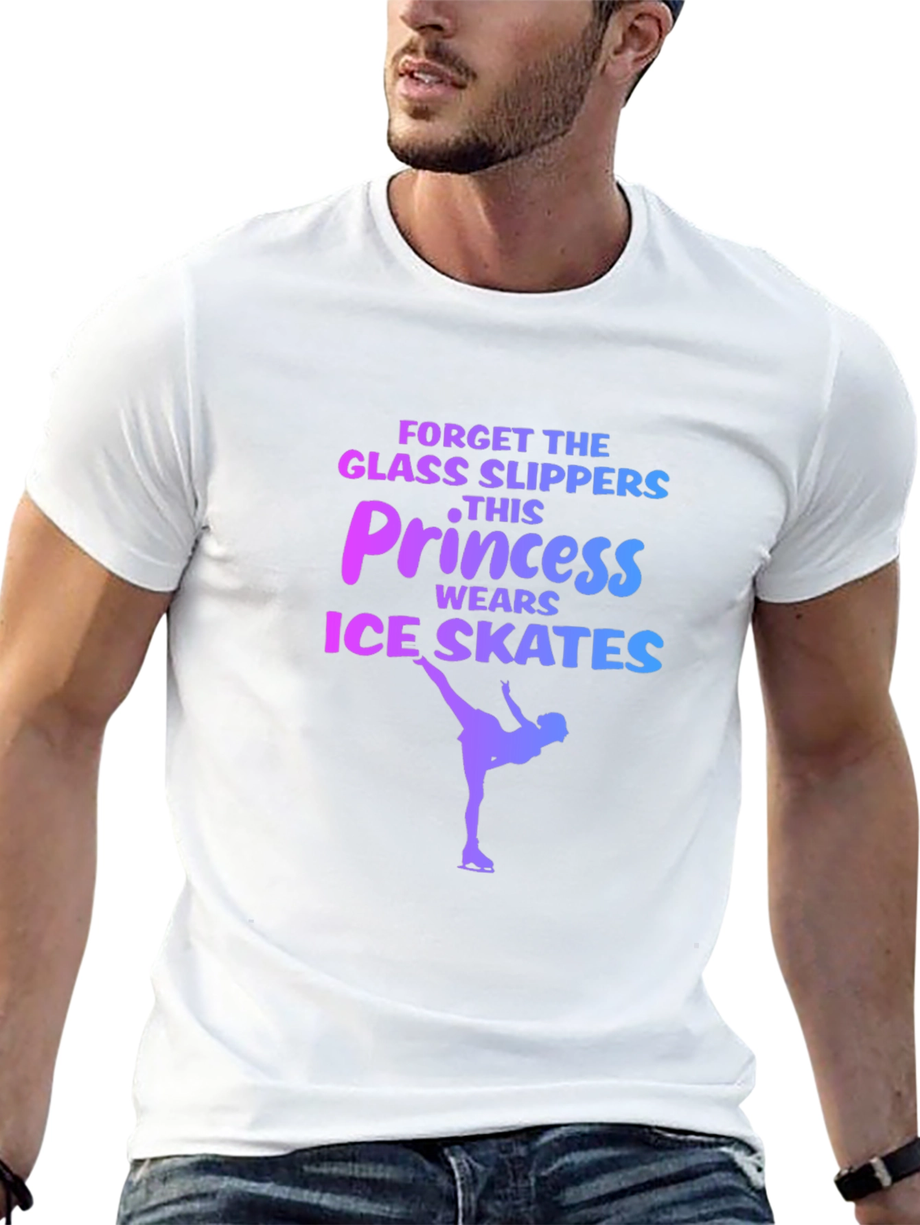 Princess Ice Skates Graphic T-Shirt