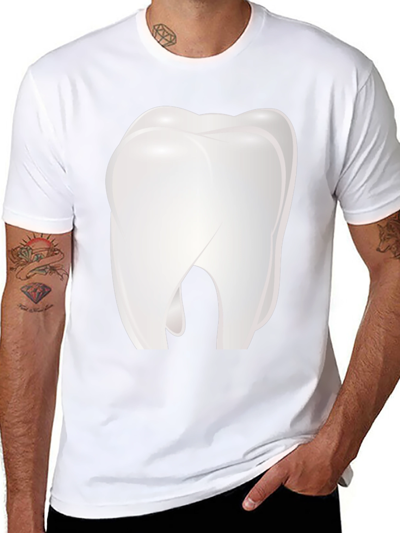 Funny Dental Tooth Graphic T-Shirt