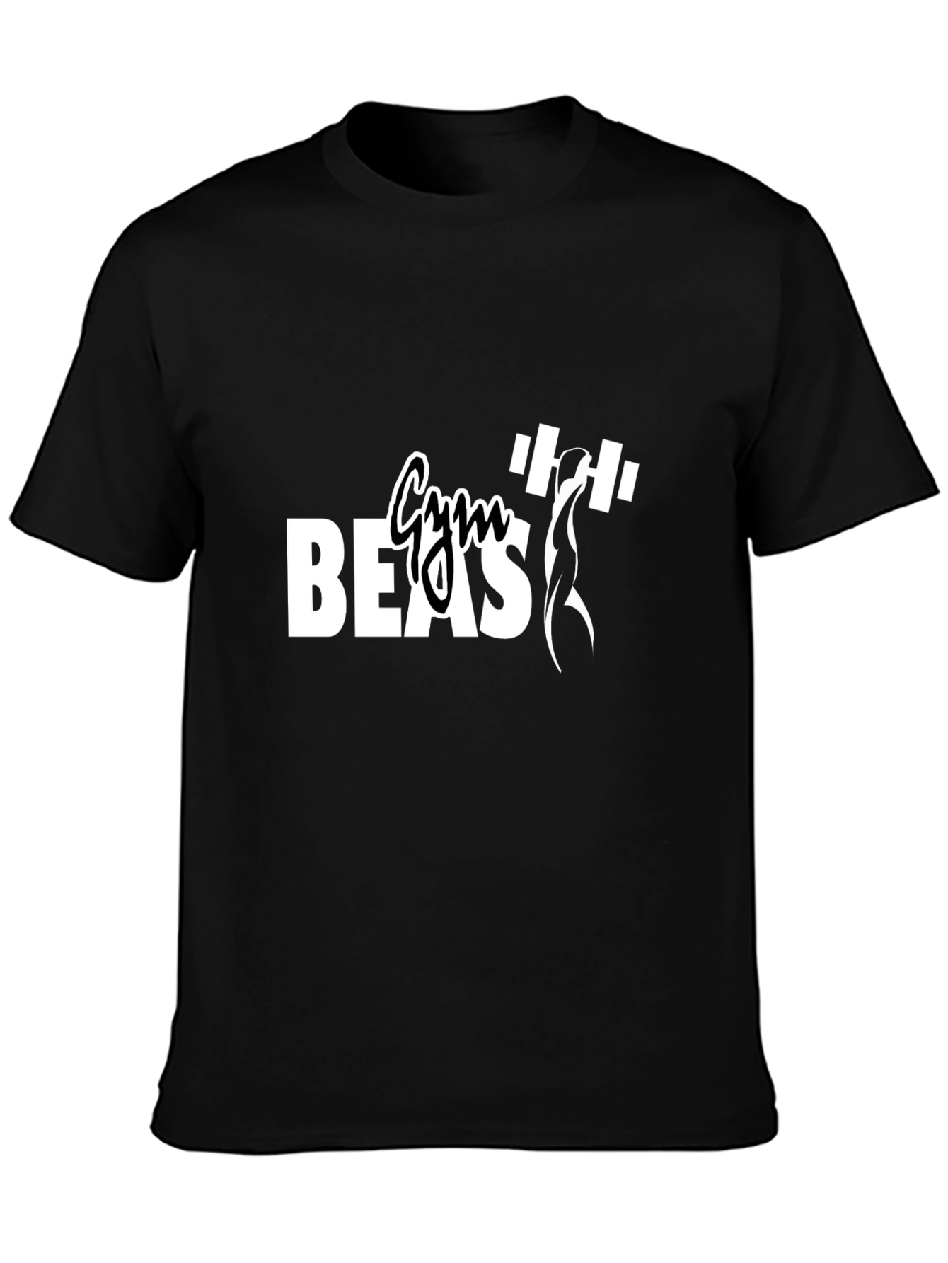 Gym Beast Black T-Shirt - Workout Apparel
