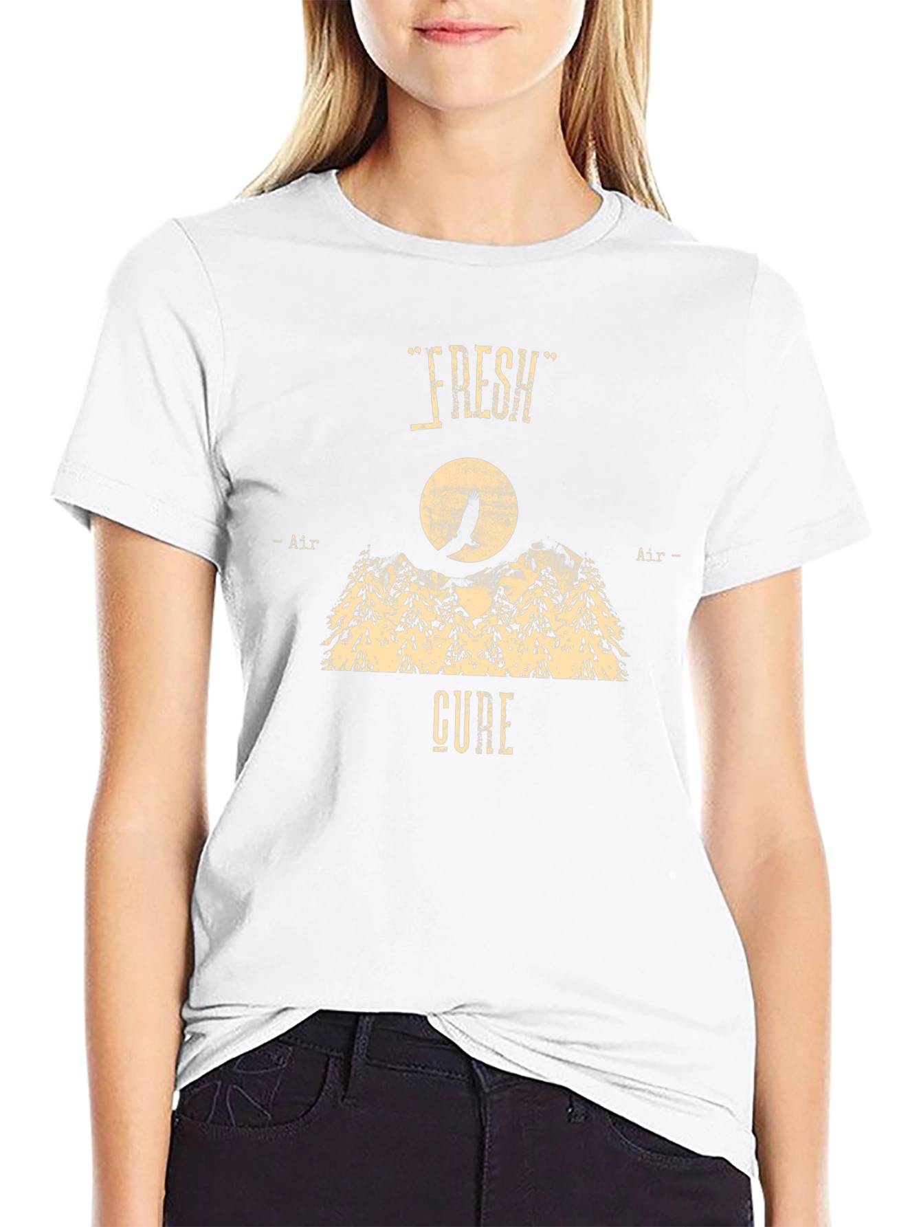 Fresh Air Cure Black Graphic Tee