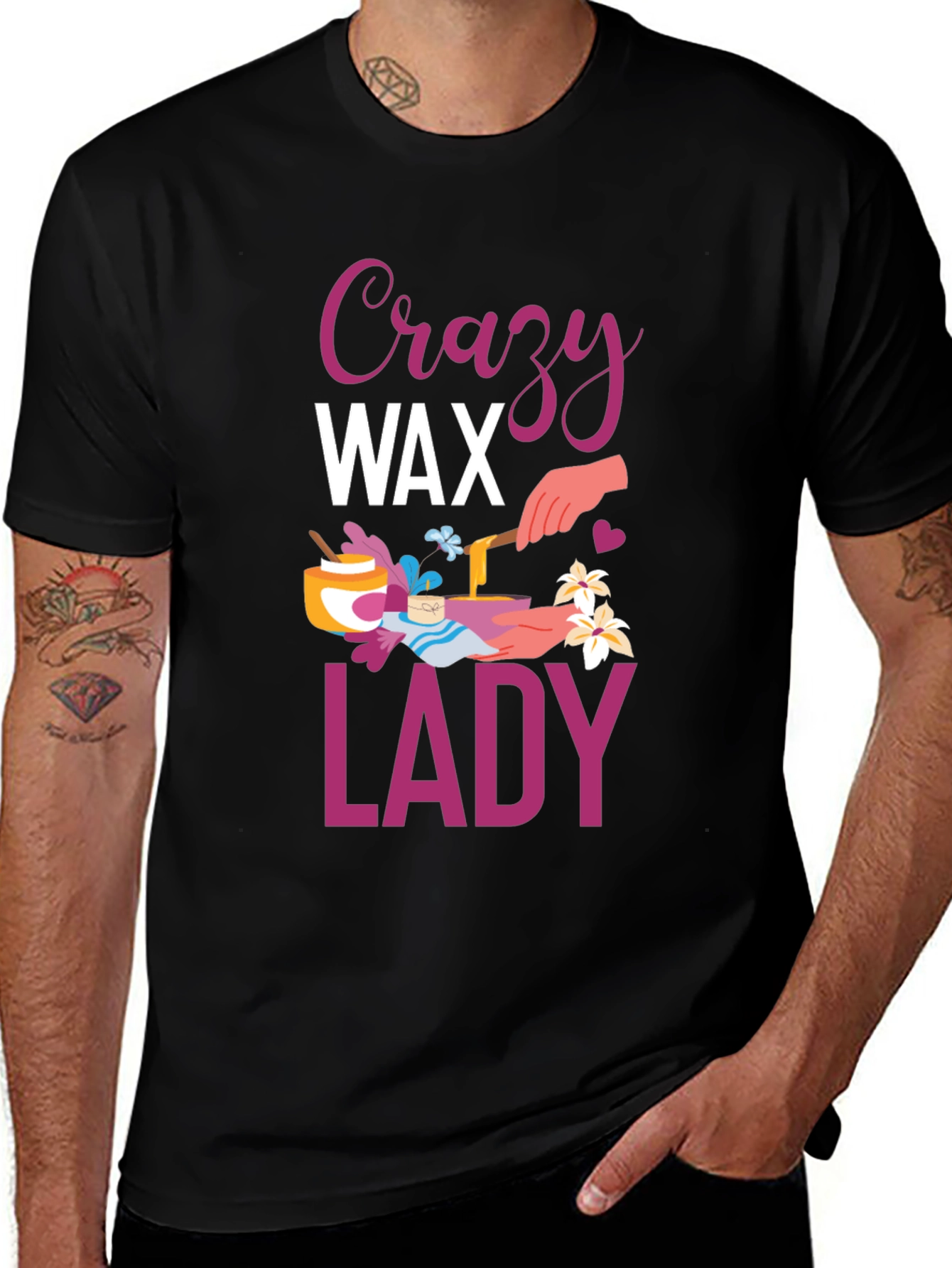 Crazy Wax Lady Graphic Tee