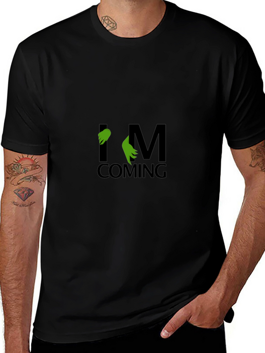 Grinch Im Coming Black T-Shirt