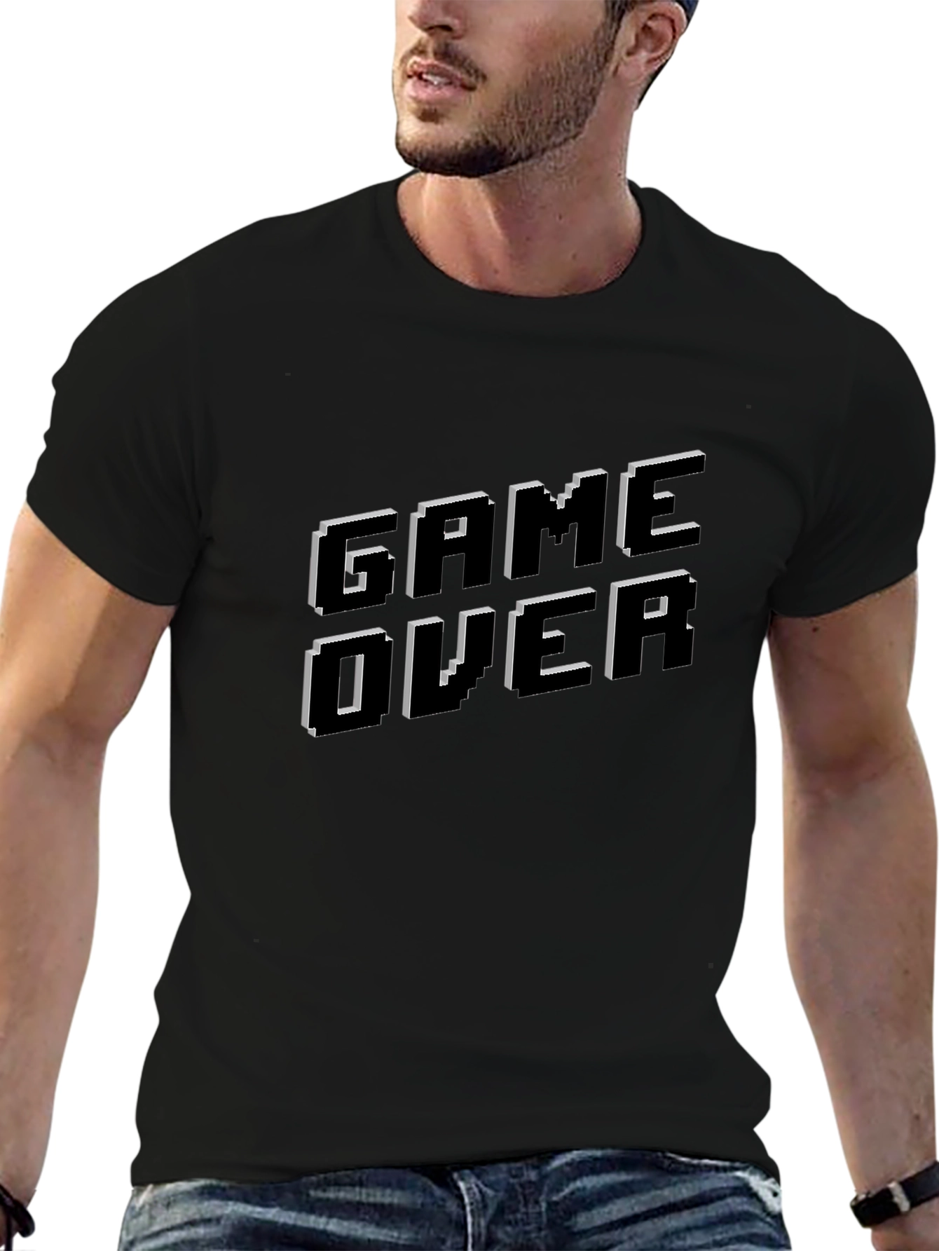 Game Over T-Shirt - Classic Pixelated Design