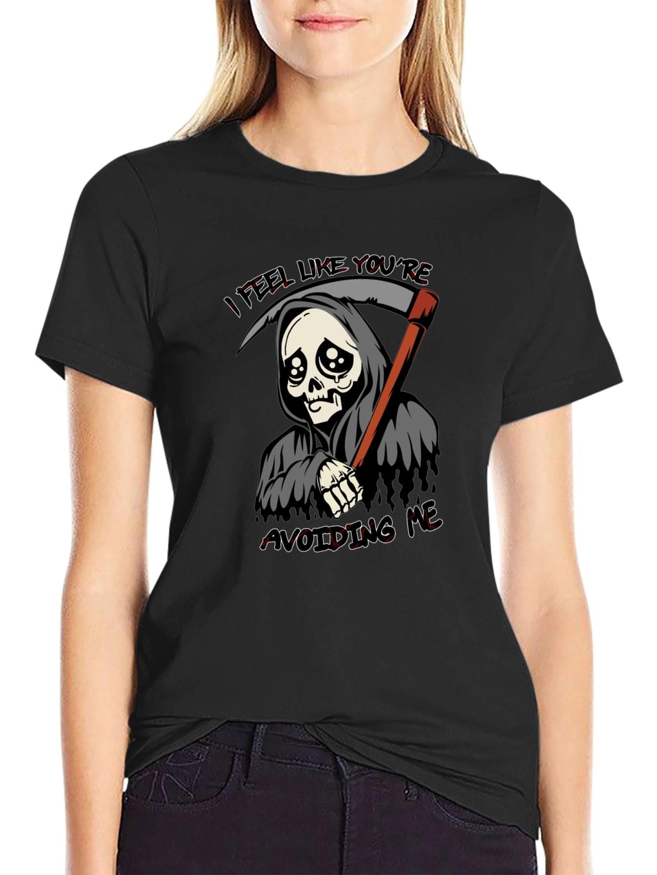 Sad Reaper T-Shirt - Avoiding Me Tee